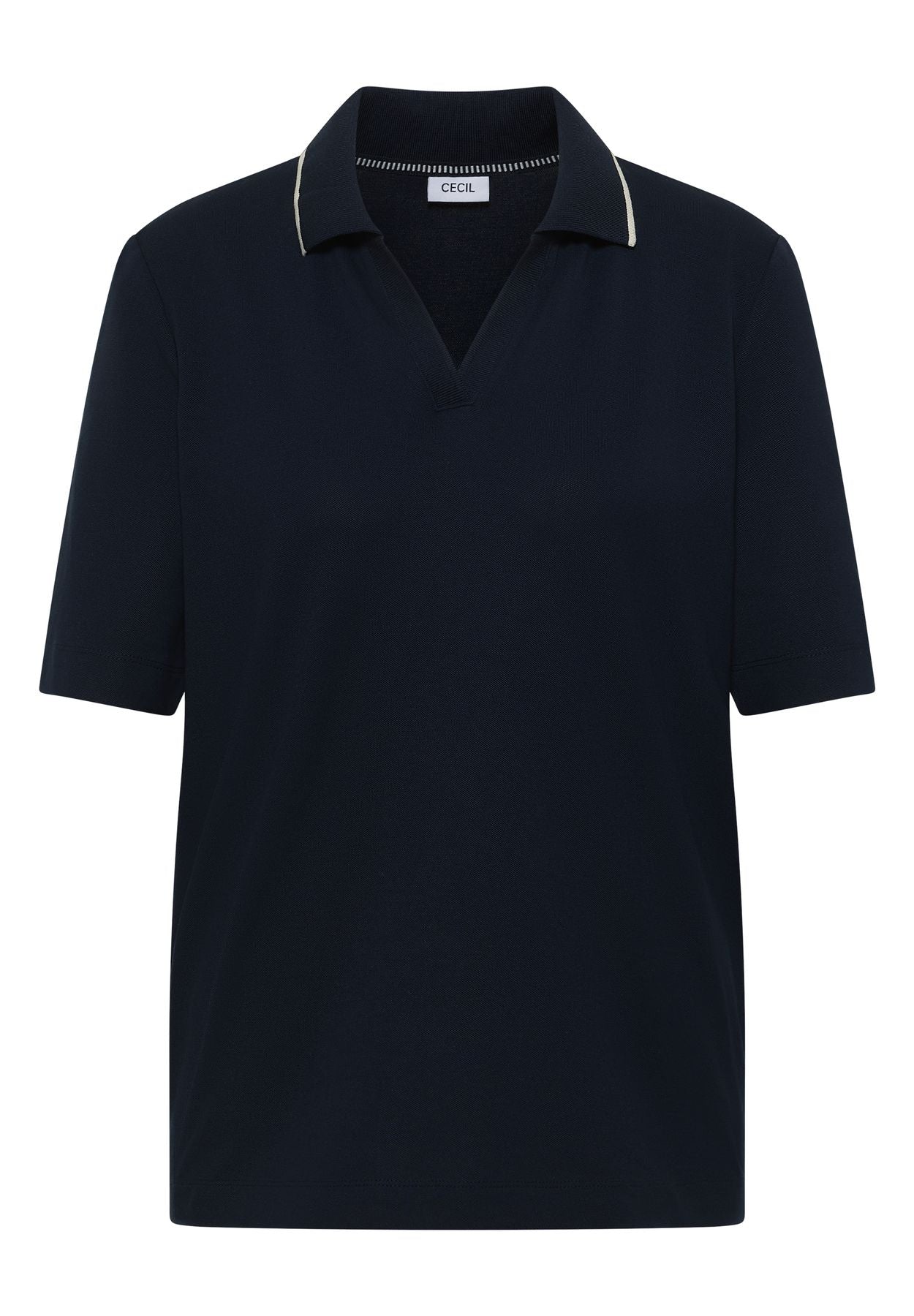 Kurzarm Poloshirt aus Piqué Ware