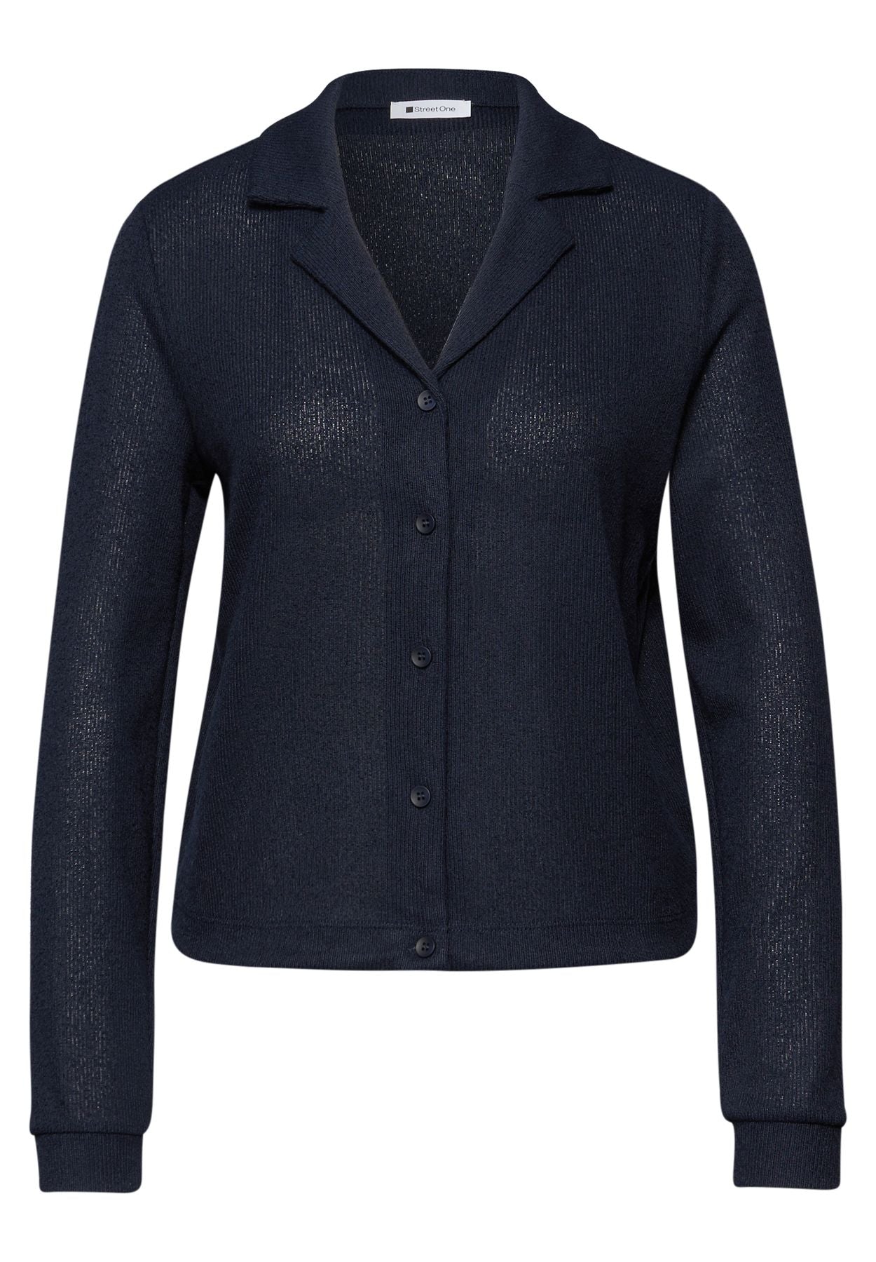 Langarm Jacke mit V-Neck