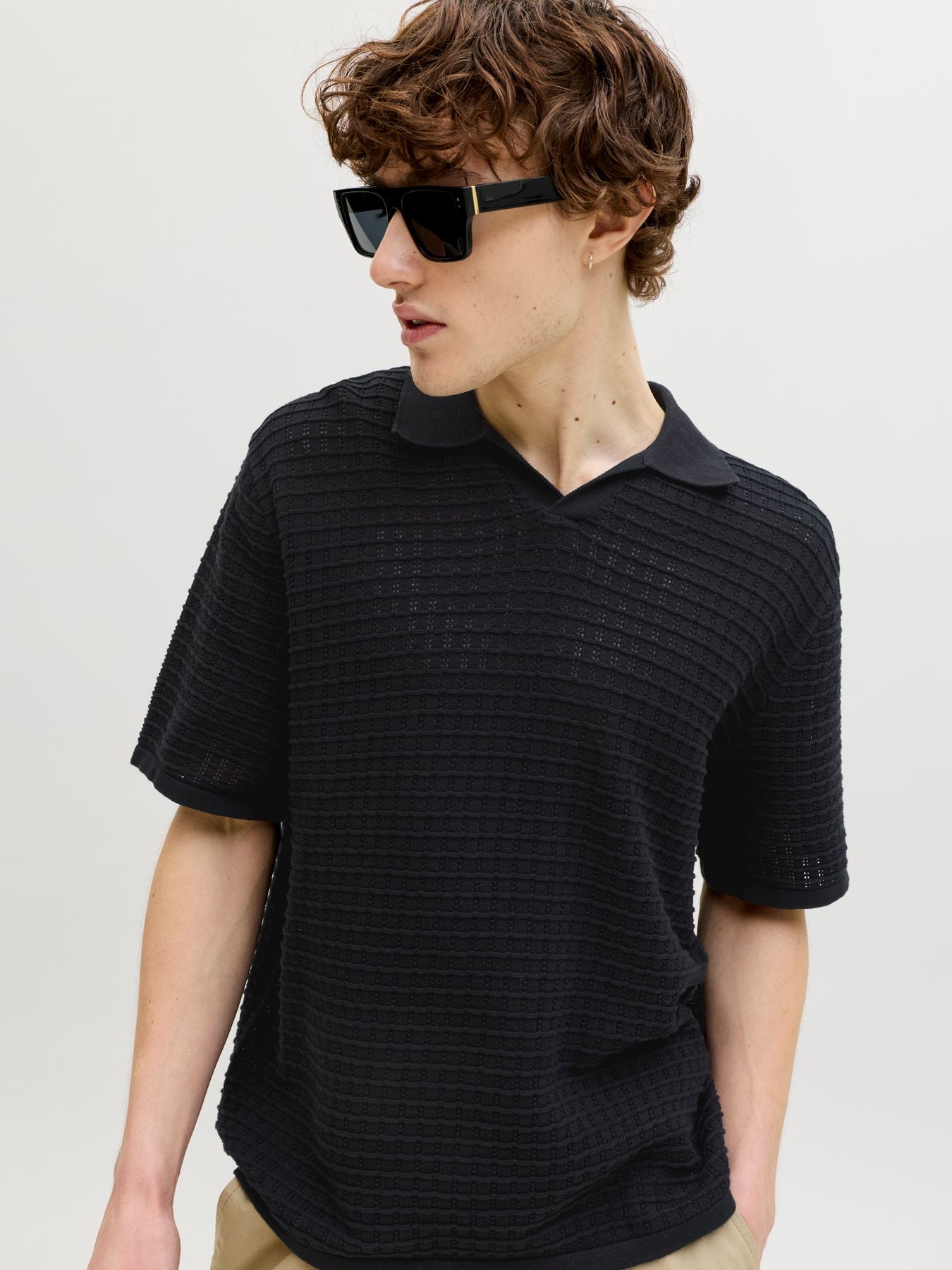 JORNANTUCKET KNIT SPLIT NECK POLO SA26