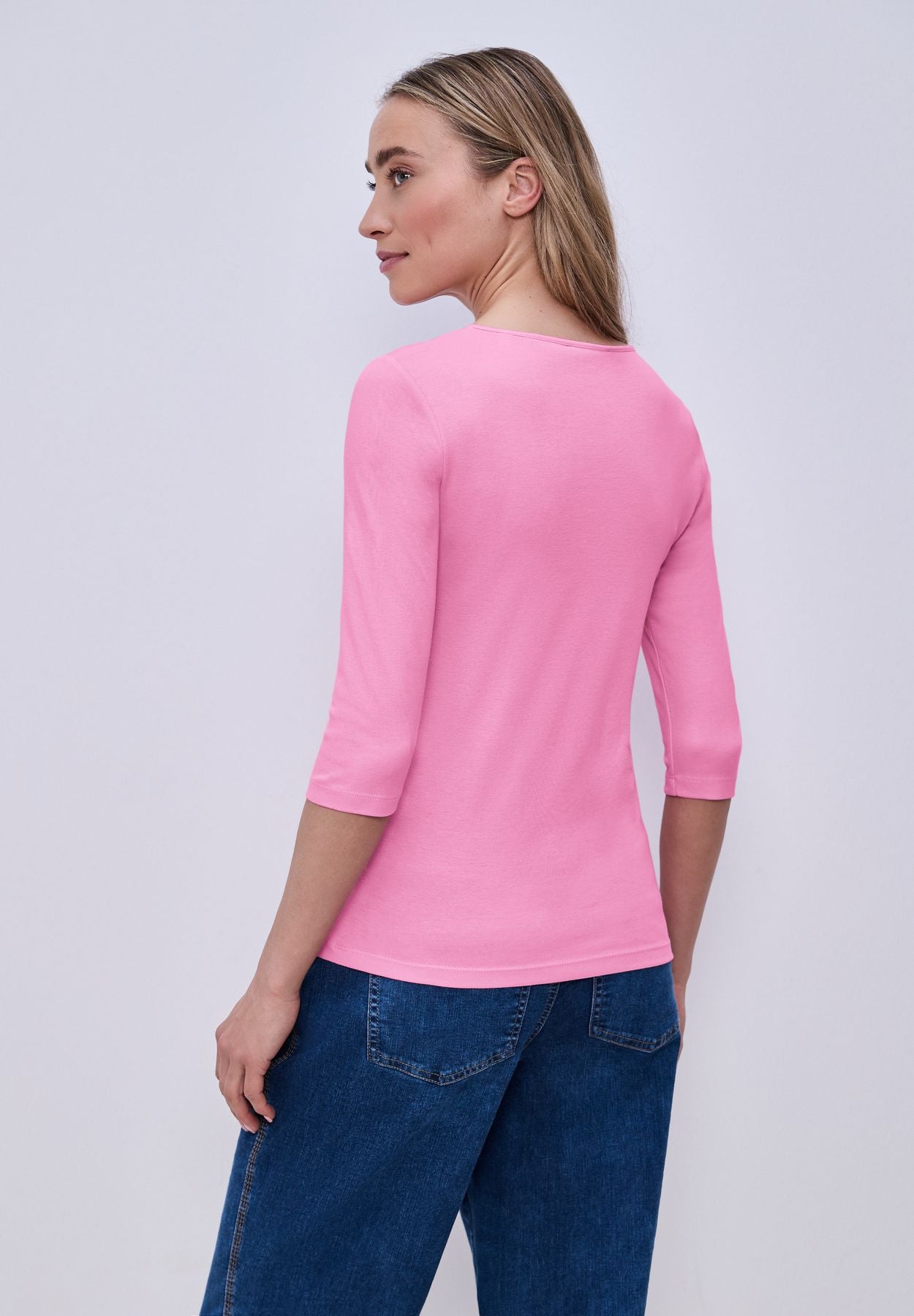Shirt in Unifarbe