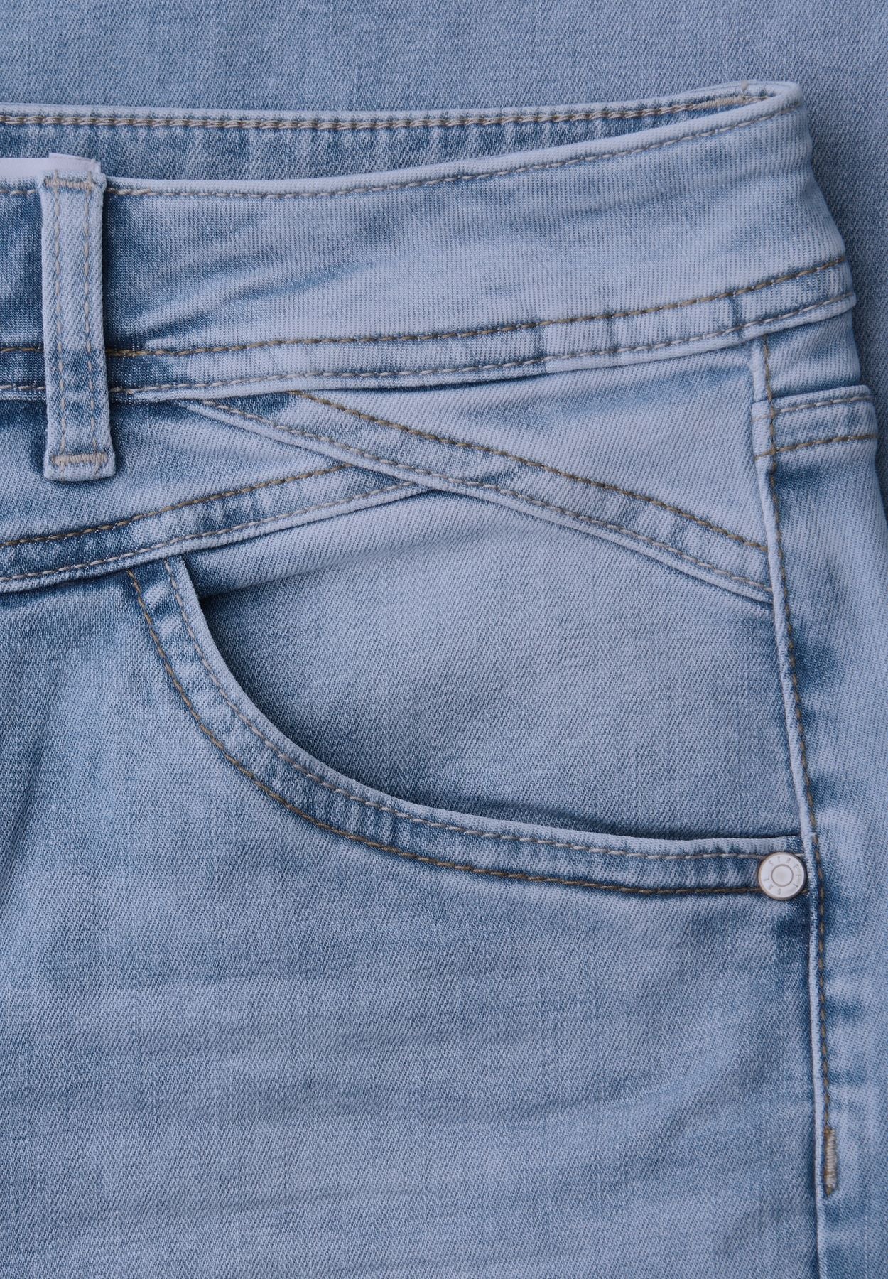 High Waist Wide Leg Jeans im Loose Fit