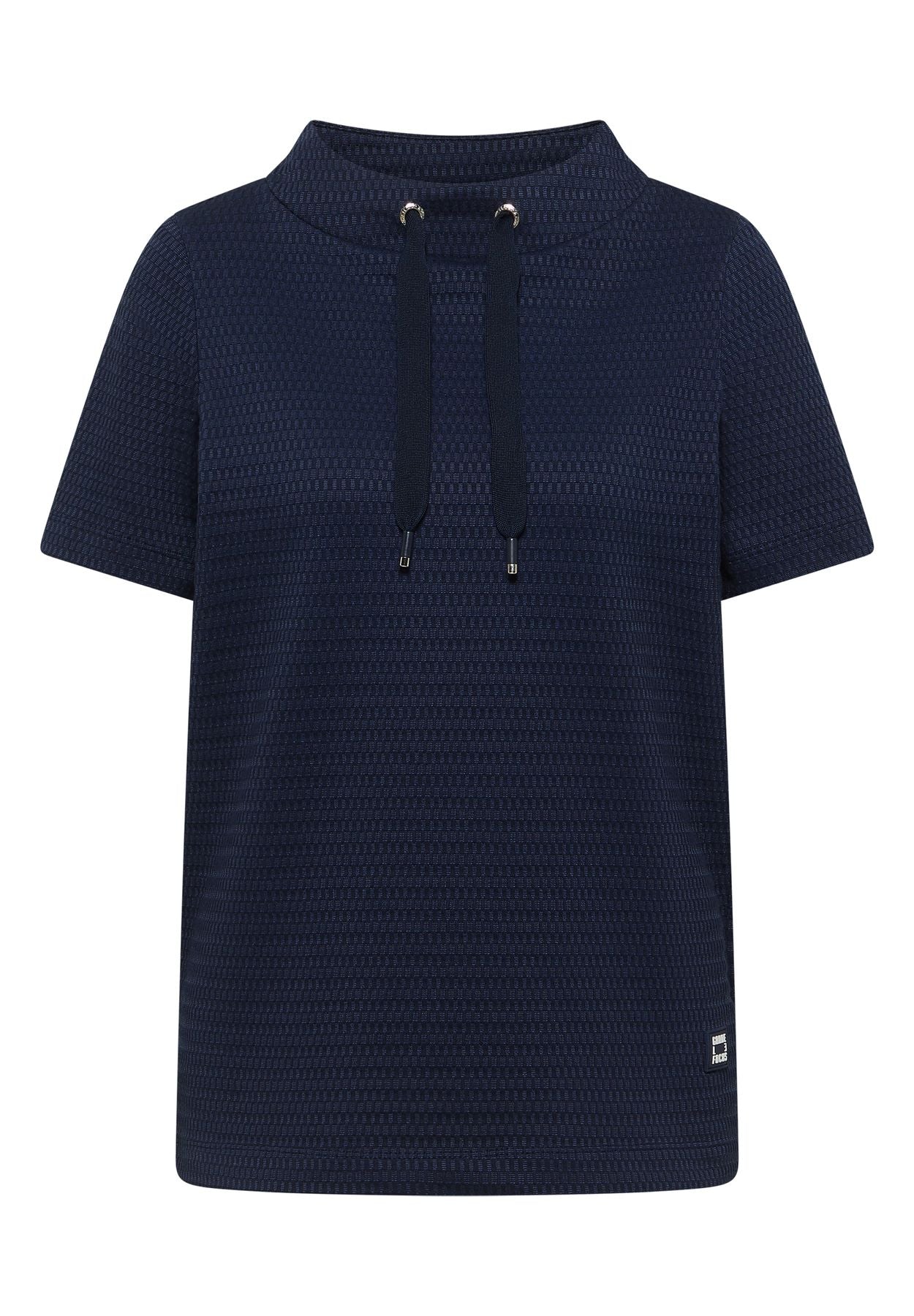 Shirt mit Funnel Neck im Two-Tone-Look