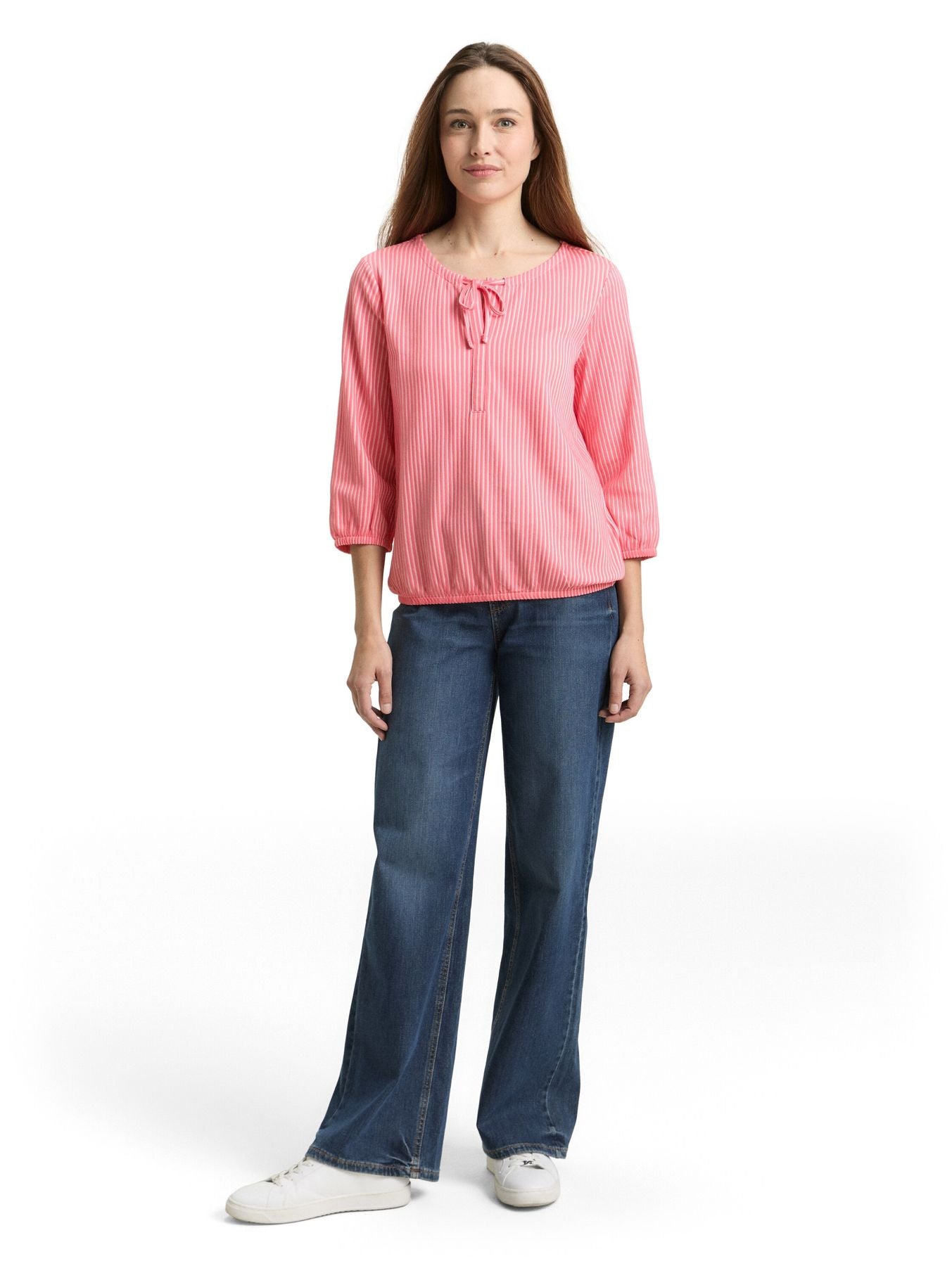 Blusenshirt mit Streifenmuster
