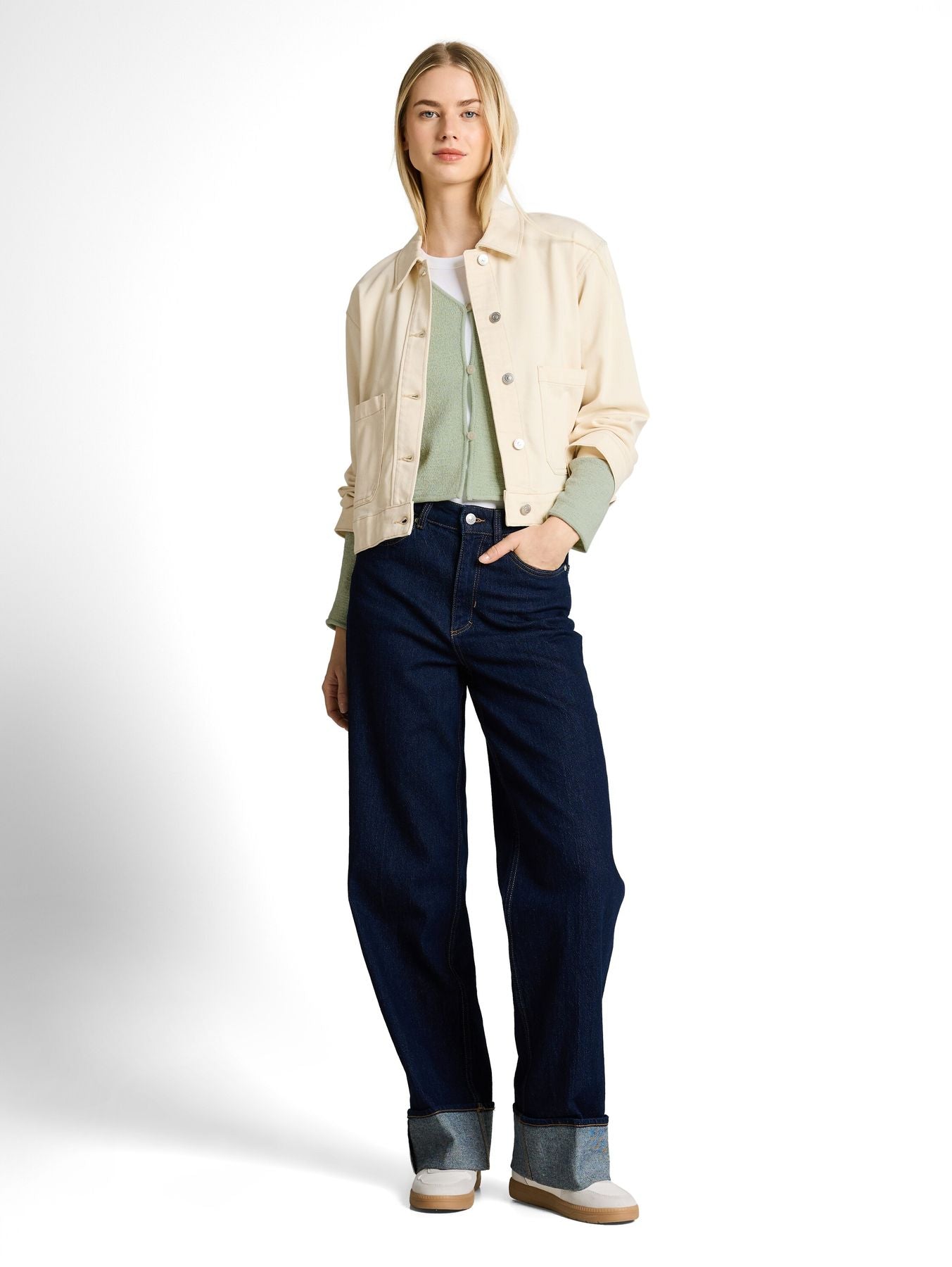 Cardigan mit V-Ausschnitt