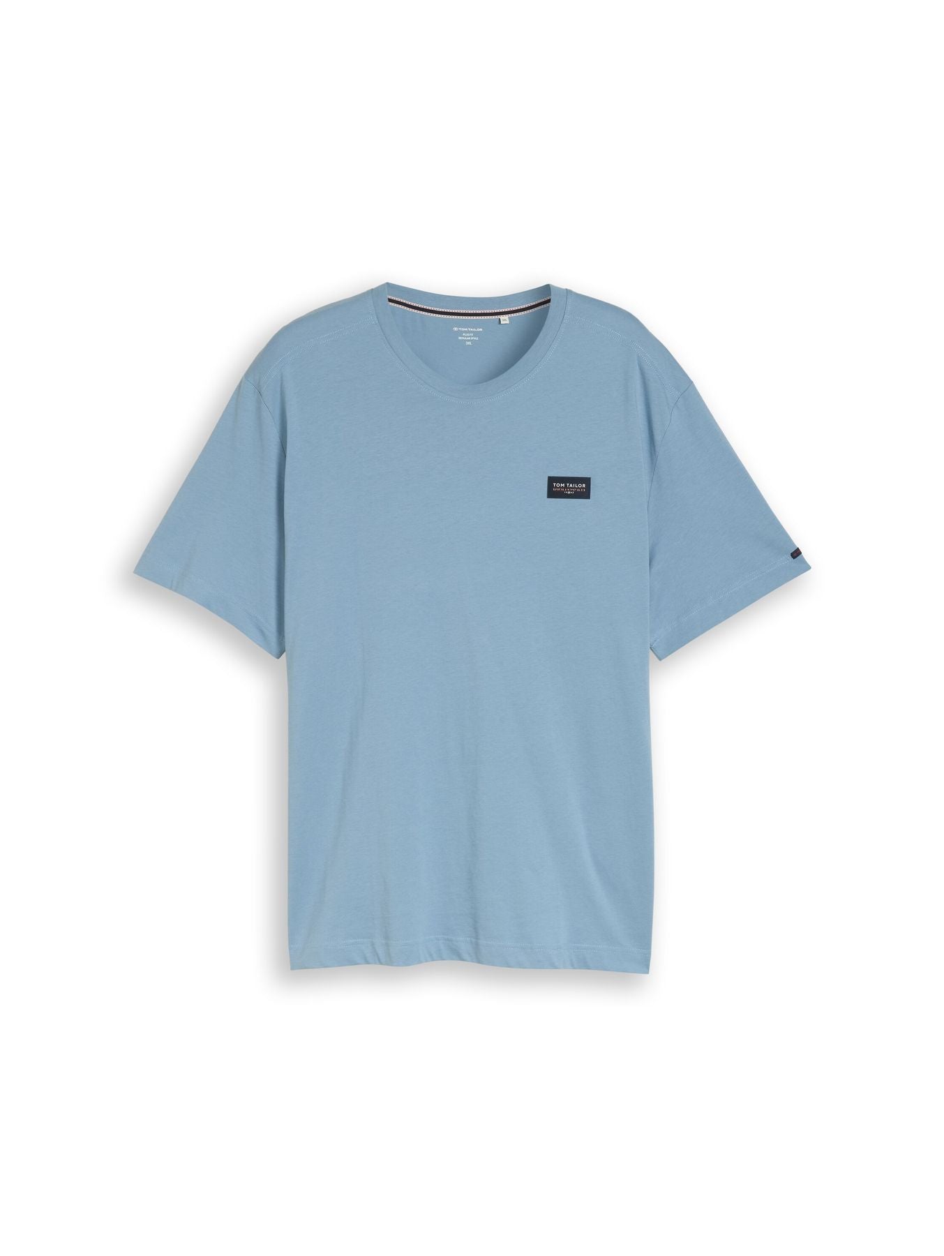 Plus Size - T-Shirt aus Baumwolle mit Logo-Badge