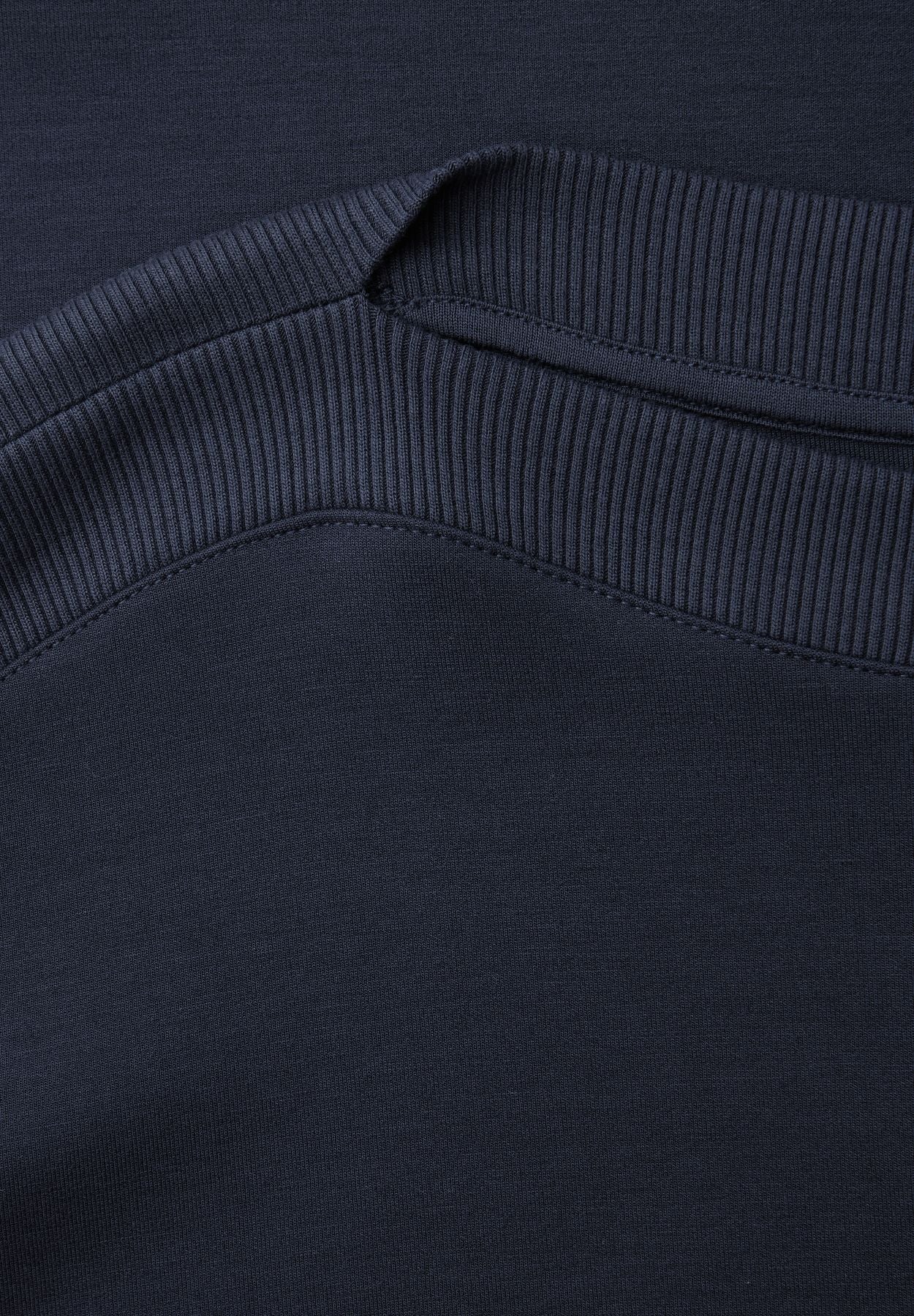 Dropped Shoulder Shirt mit Rippdetail