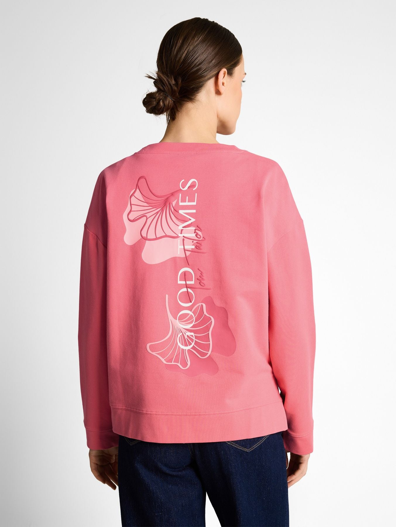 Sweatshirt mit Rückenprint