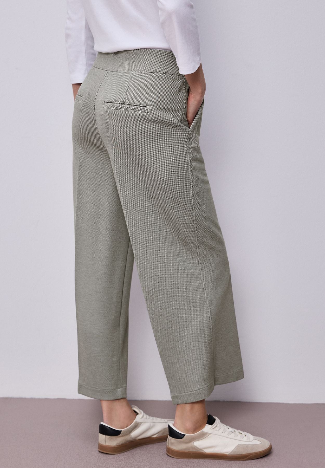 High Waist Wide Leg Hose im Casual Fit
