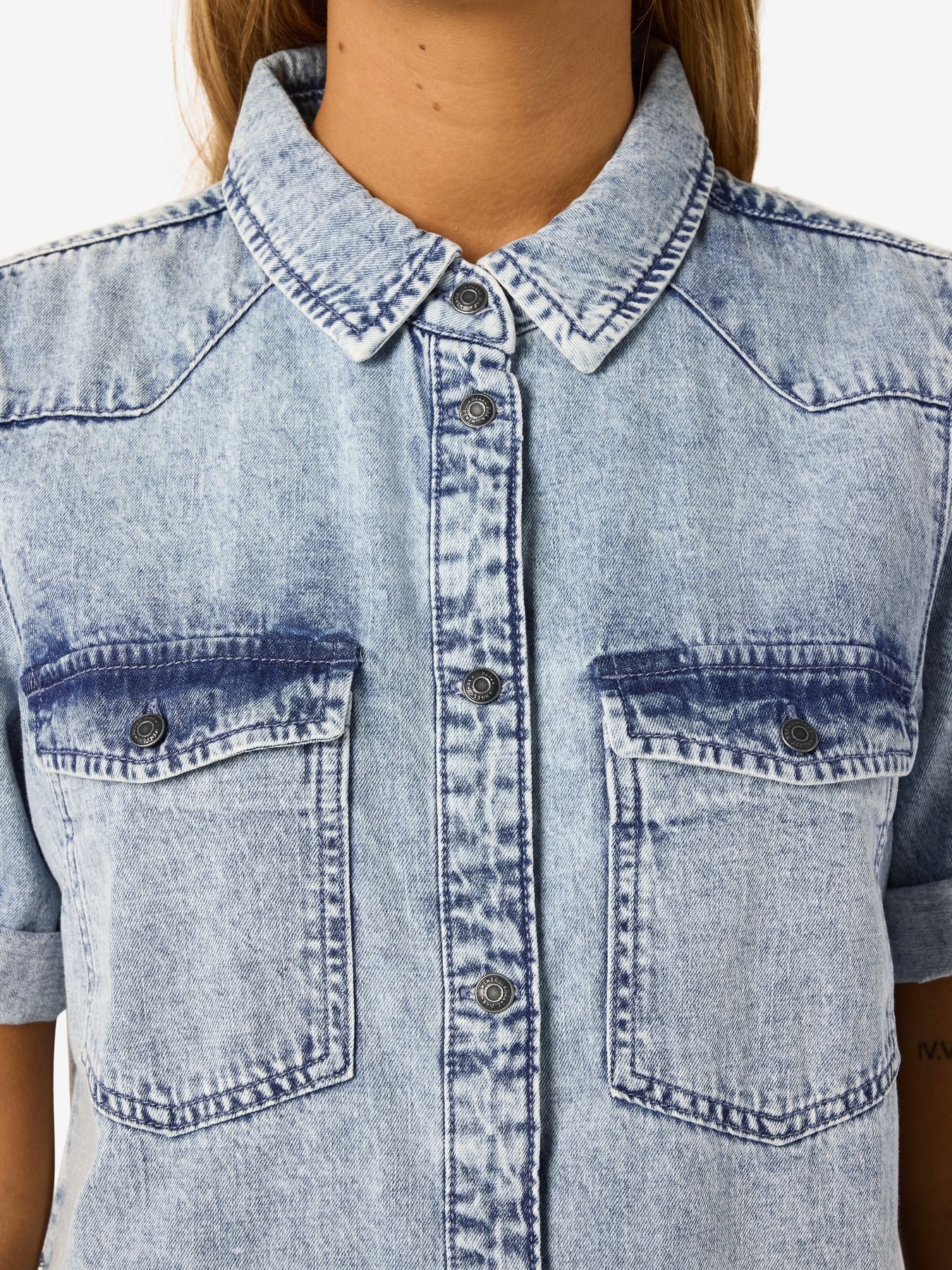 NMNEW SIGNE S/S DENIM DRESS VI003LB NOOS