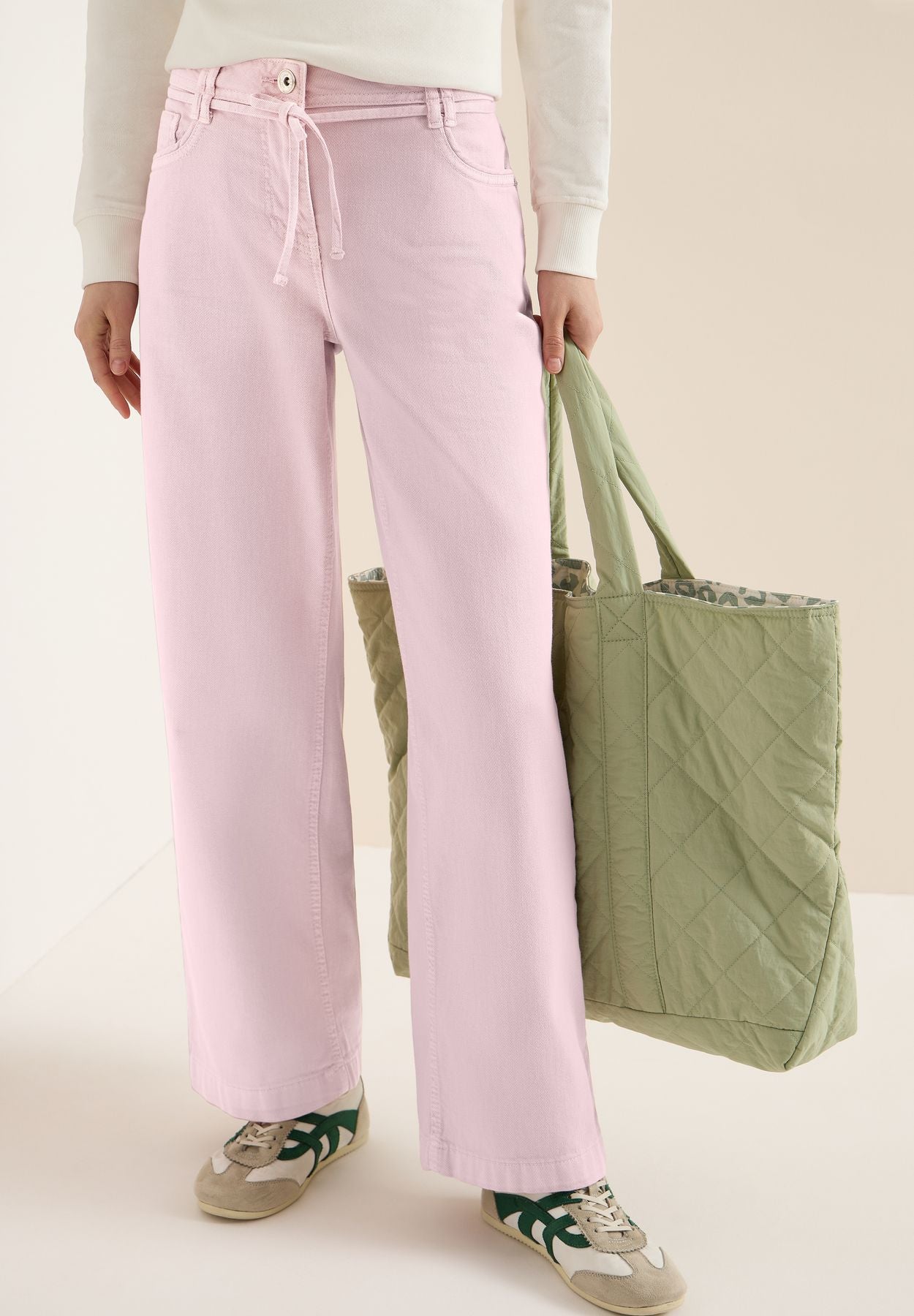 High Waist Wide Leg Jeans im Loose Fit