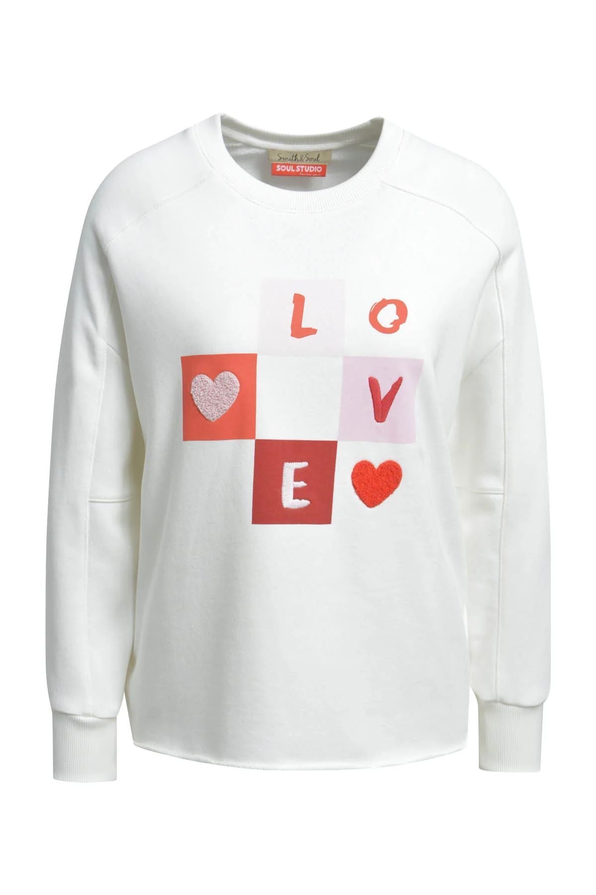 Regular Sweatshirt Frottee Patch