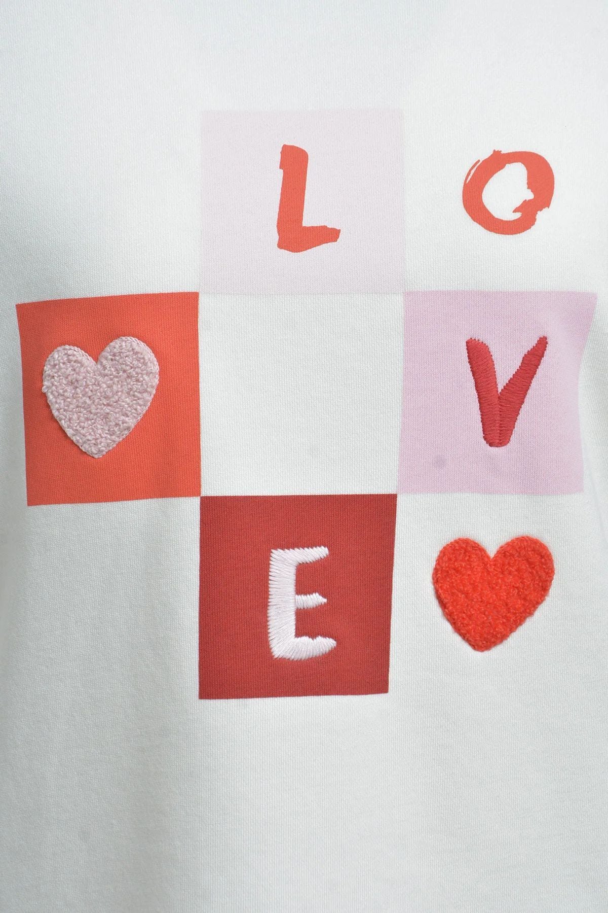 Regular Sweatshirt Frottee Patch