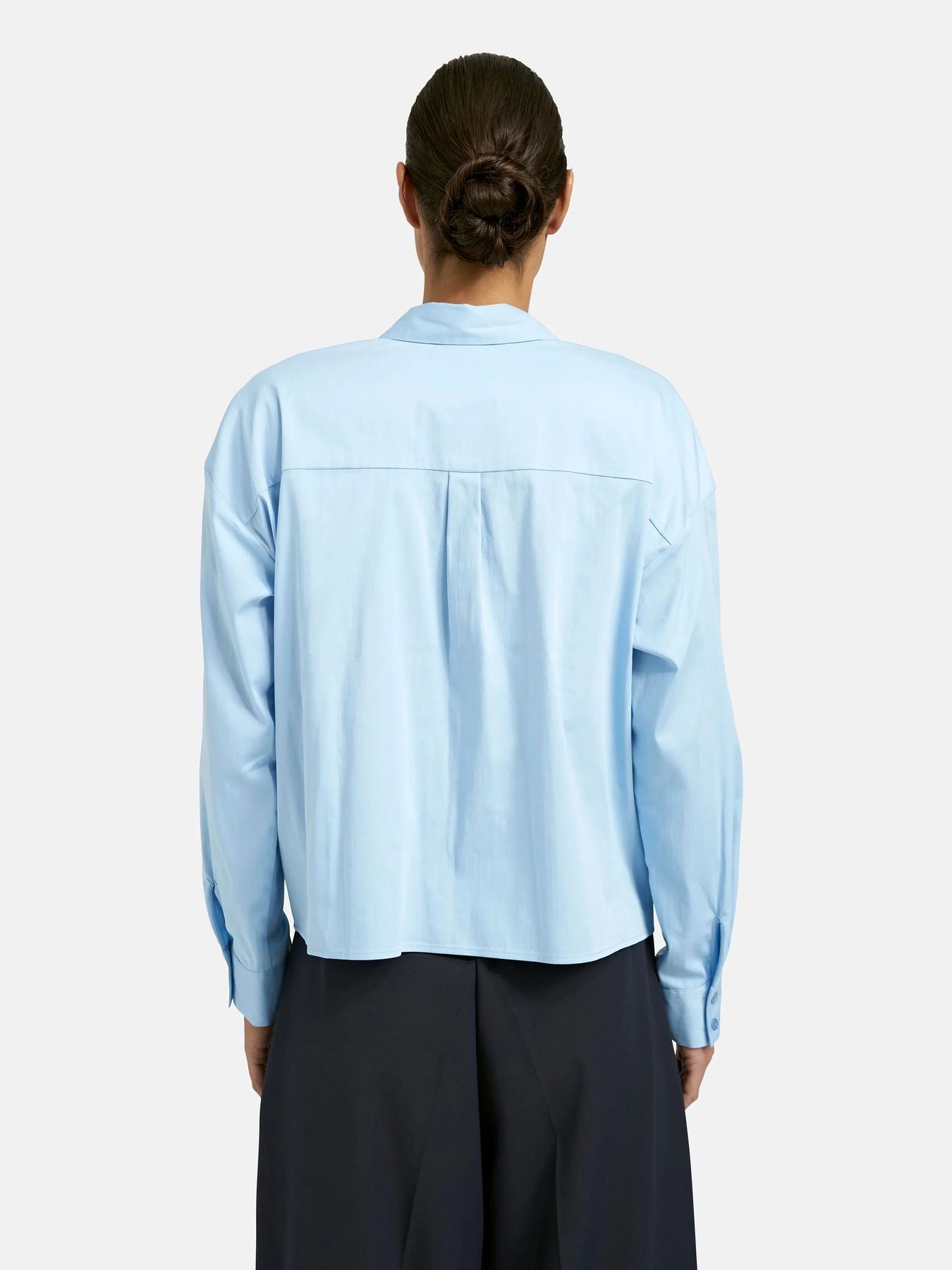 Overlapping Pocket Blouse