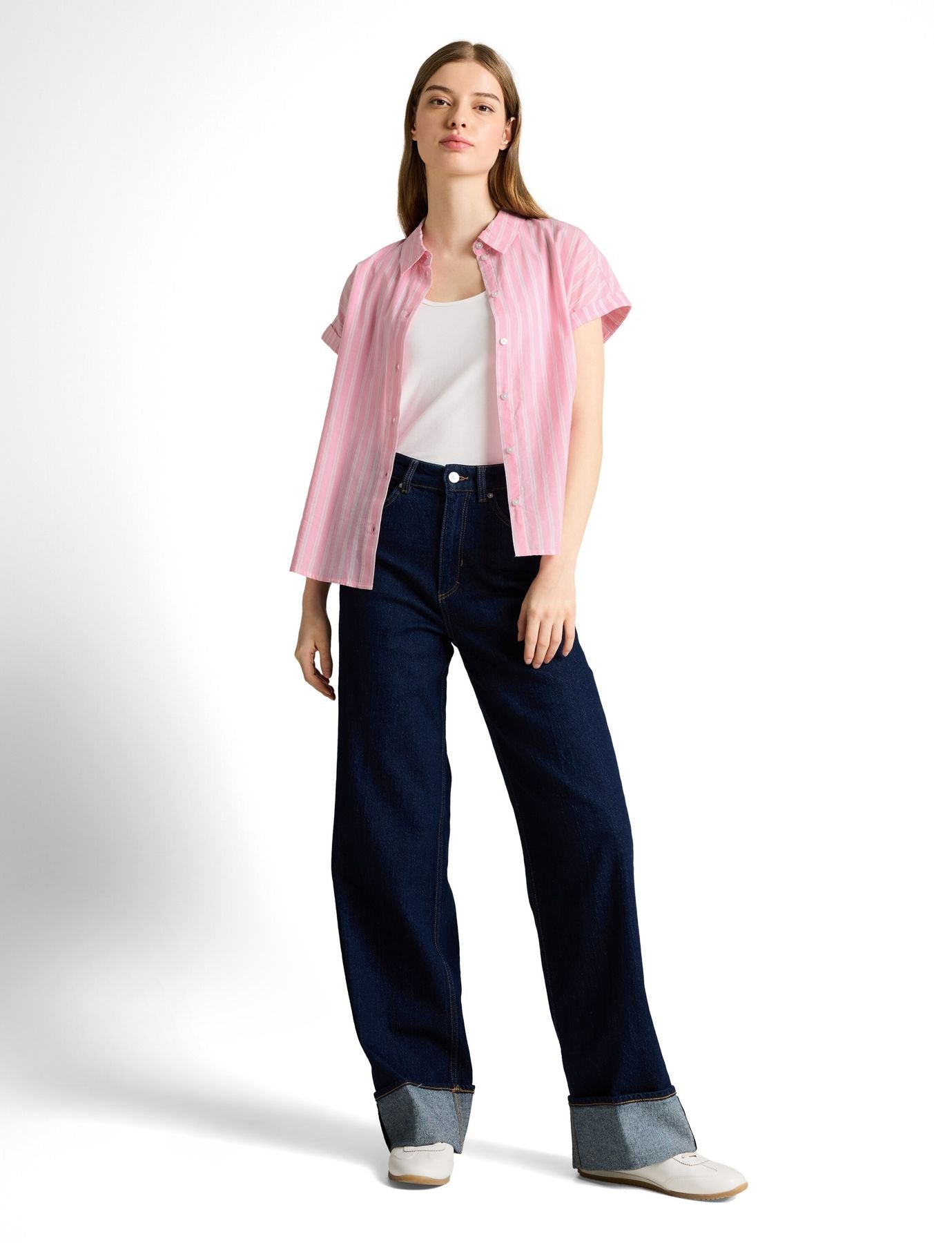 Bluse mit Streifenmuster