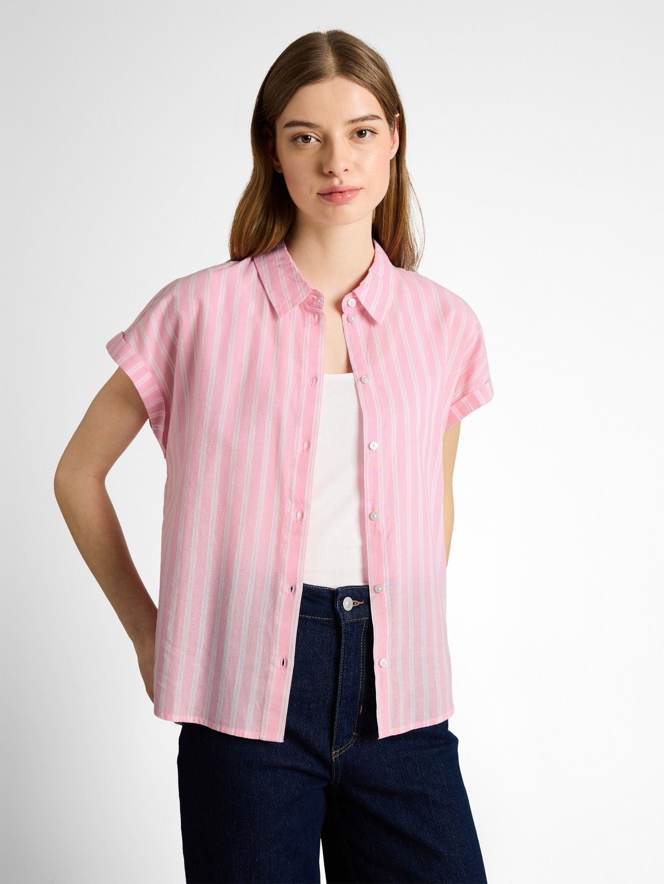 Bluse mit Streifenmuster
