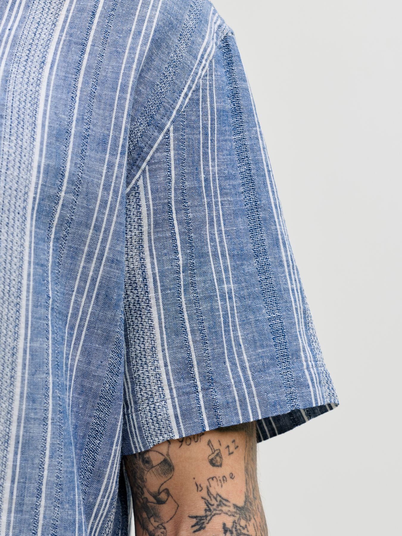 JPRBLUSUMMER LIN. BLEN DOBBY SS SHIRT SN