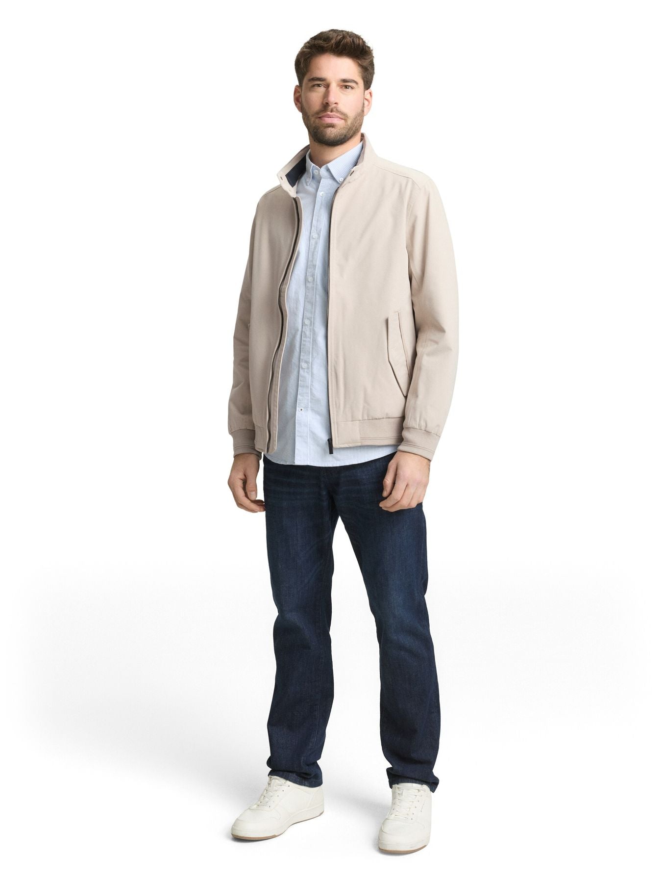 Harrington Jacke aus wasserabweisendem Material
