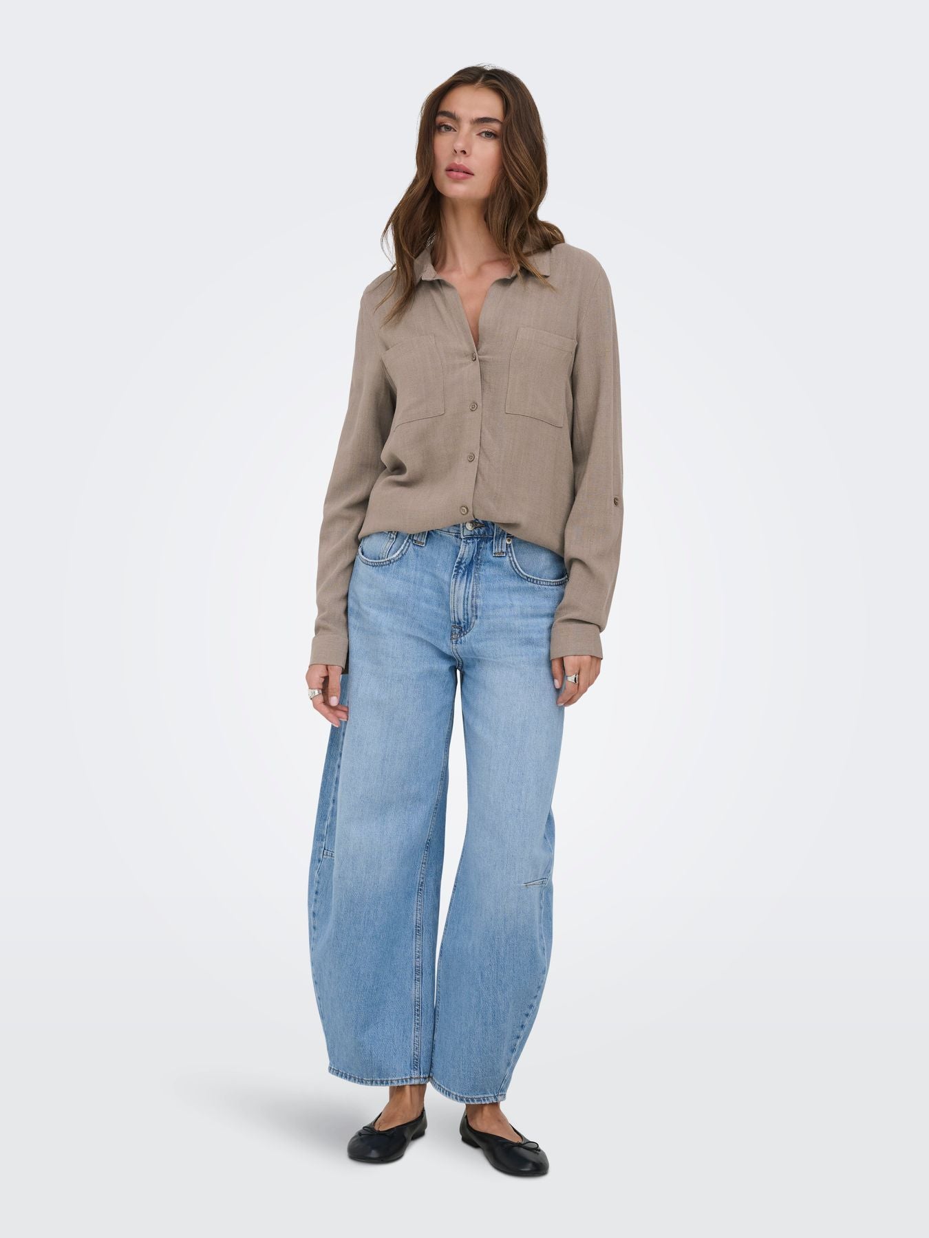 ONLYASMIN-SIESTA LS LI BL SHIRT PNT NOOS