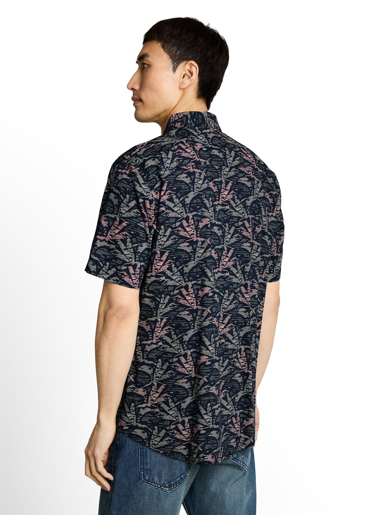 Regular Fit Kurzarmhemd mit Muster