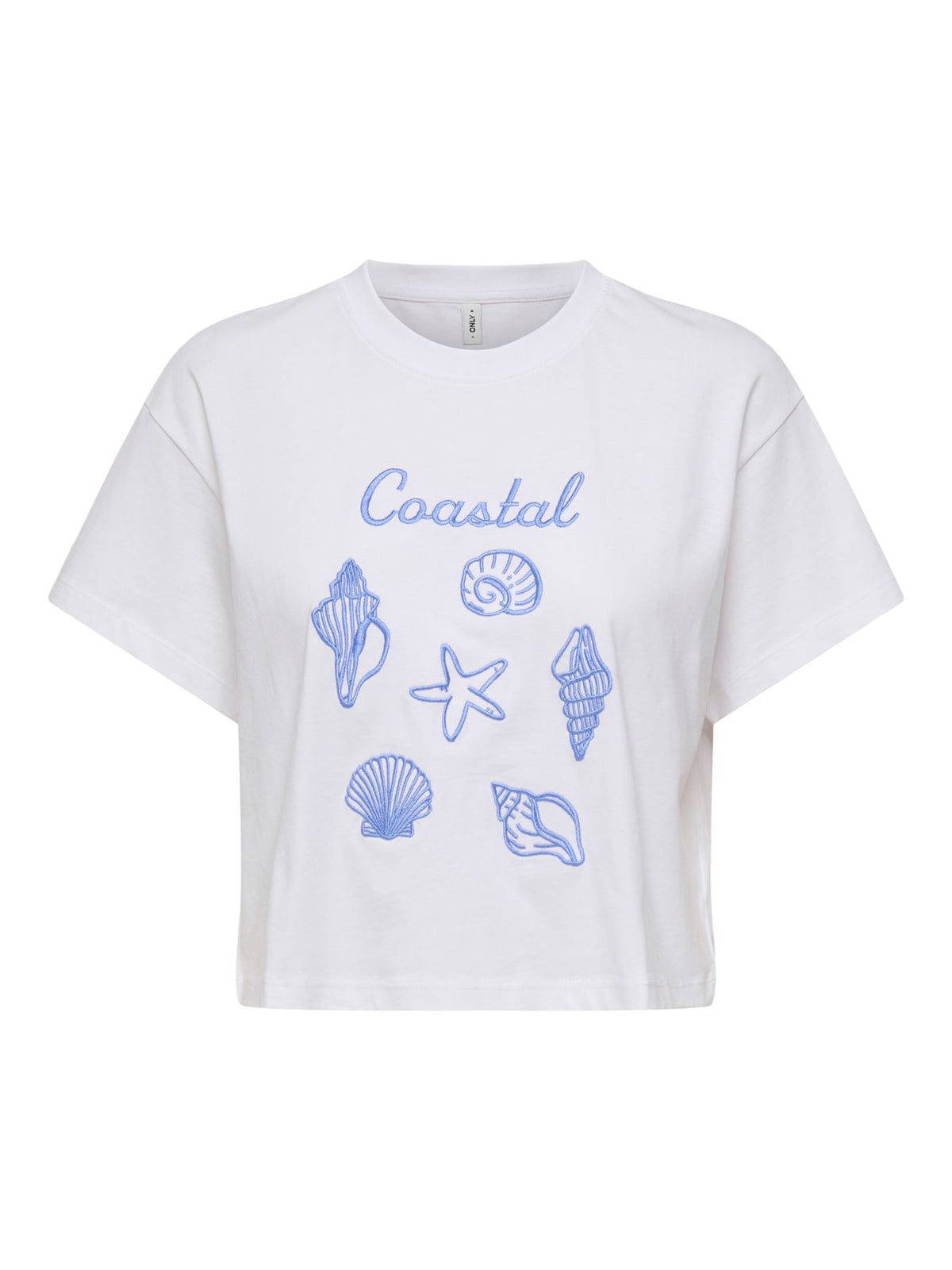 ONLANNBEL S/S BOXY CROP TEE JRS