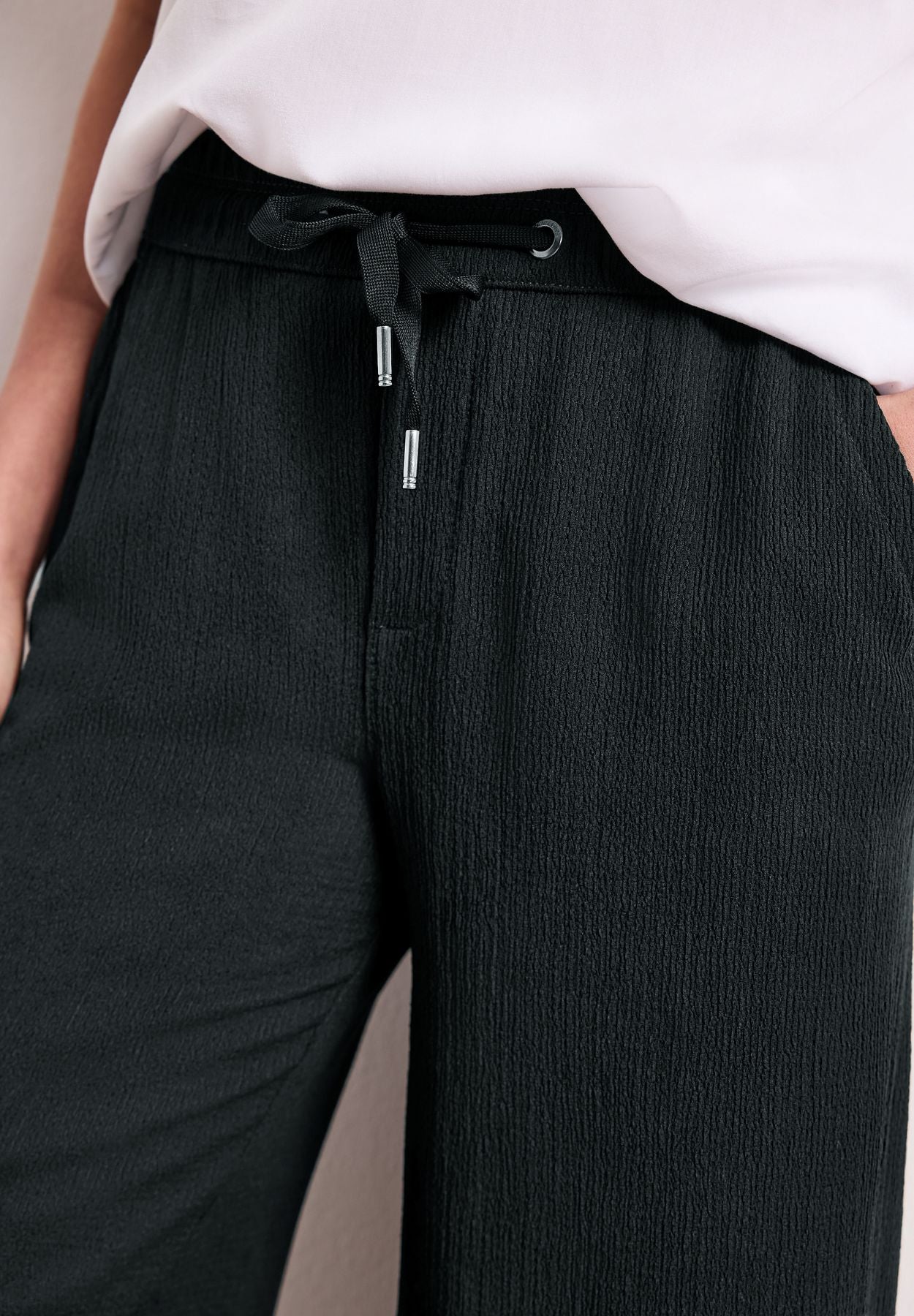 High Waist Wide Leg Hose im Casual Fit