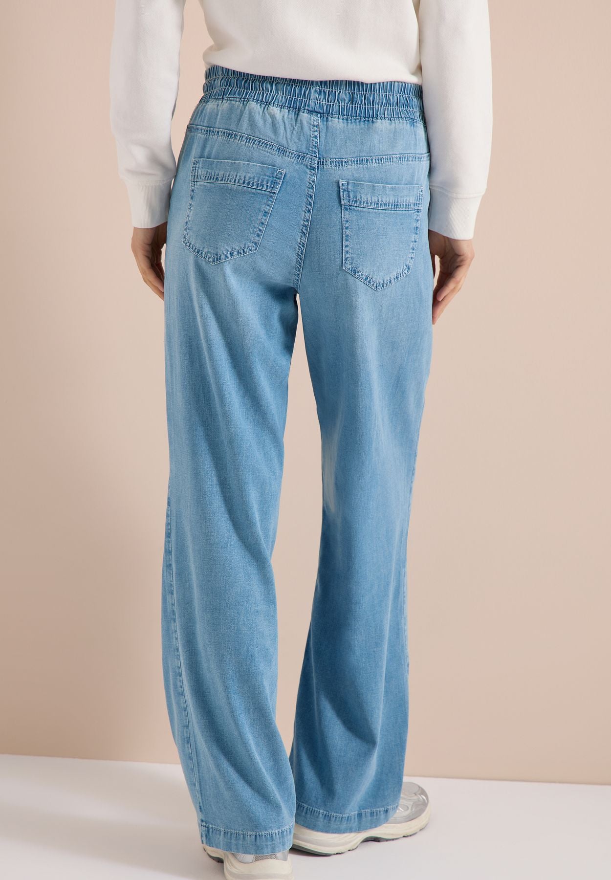 High Waist Wide Leg Jeans im Loose Fit