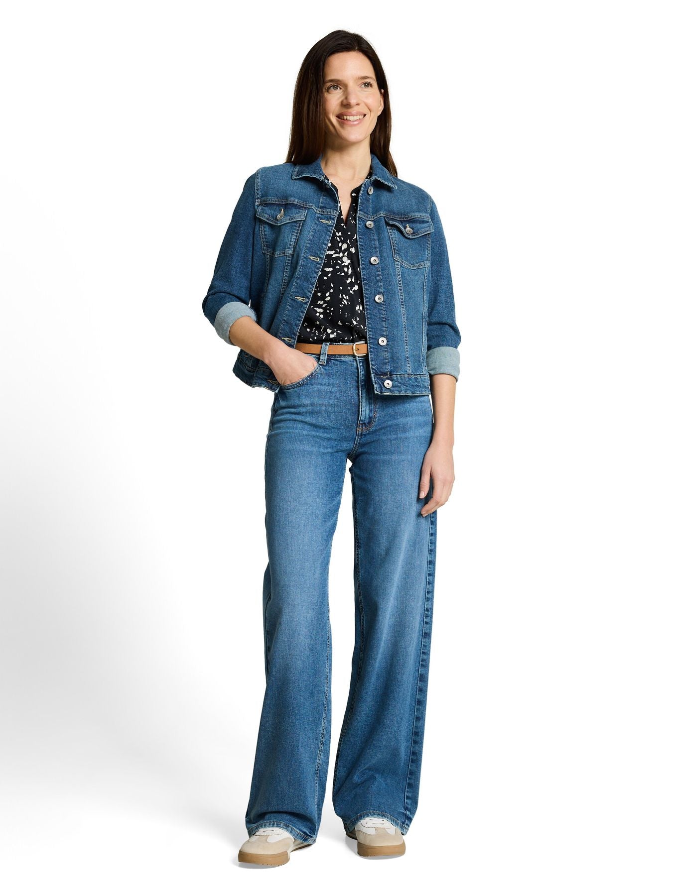 Bluse mit Muster