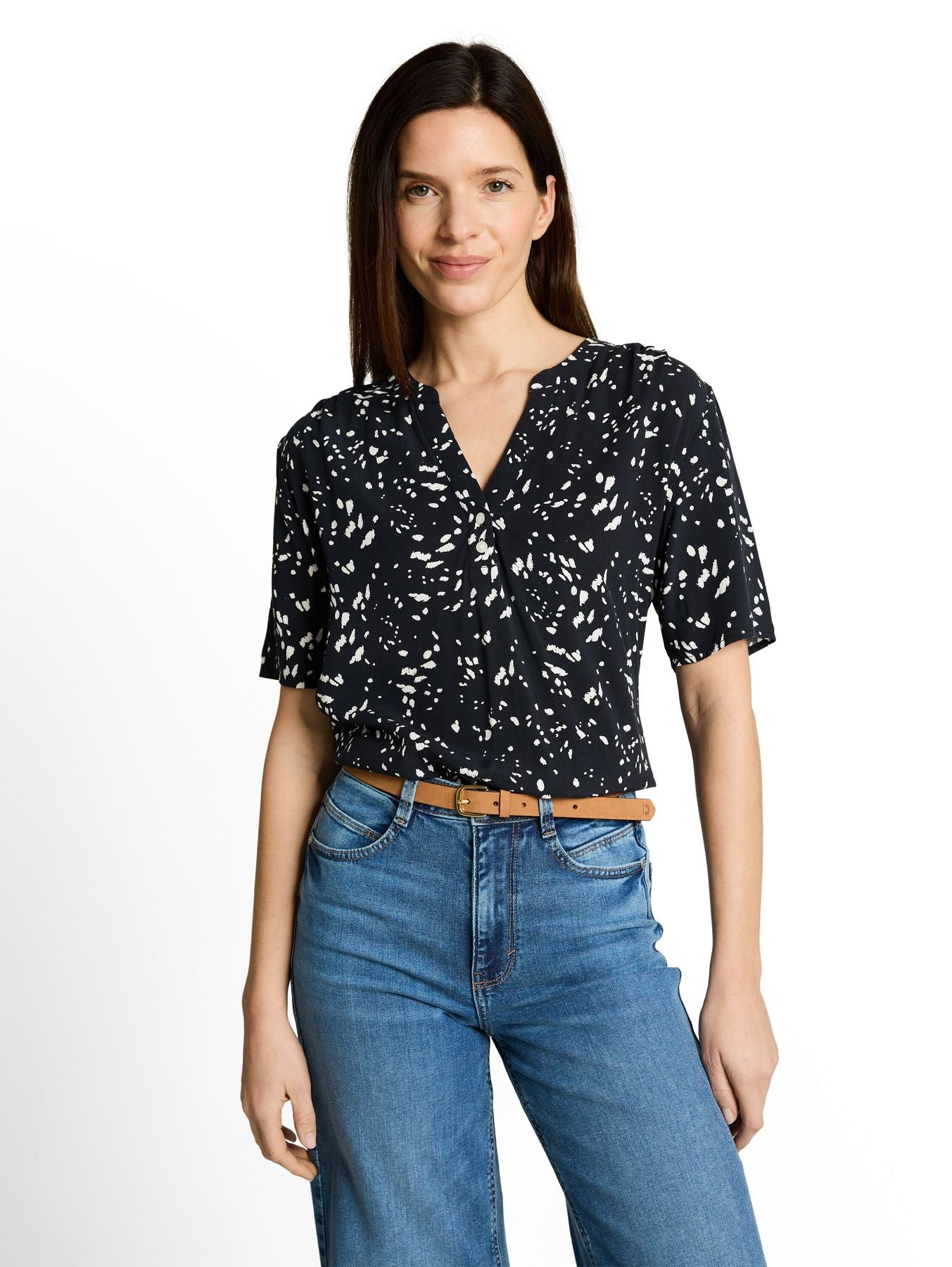 Bluse mit Muster