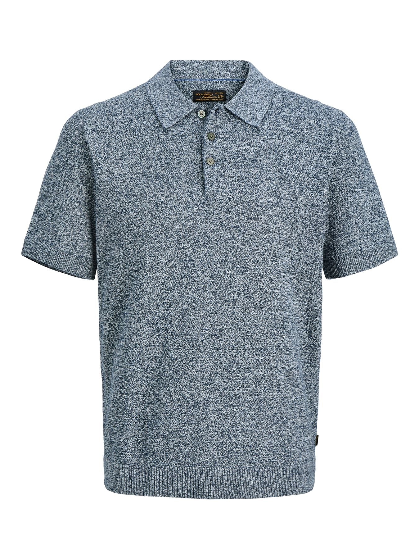 JPRBLURILEY KNIT POLO SS SN