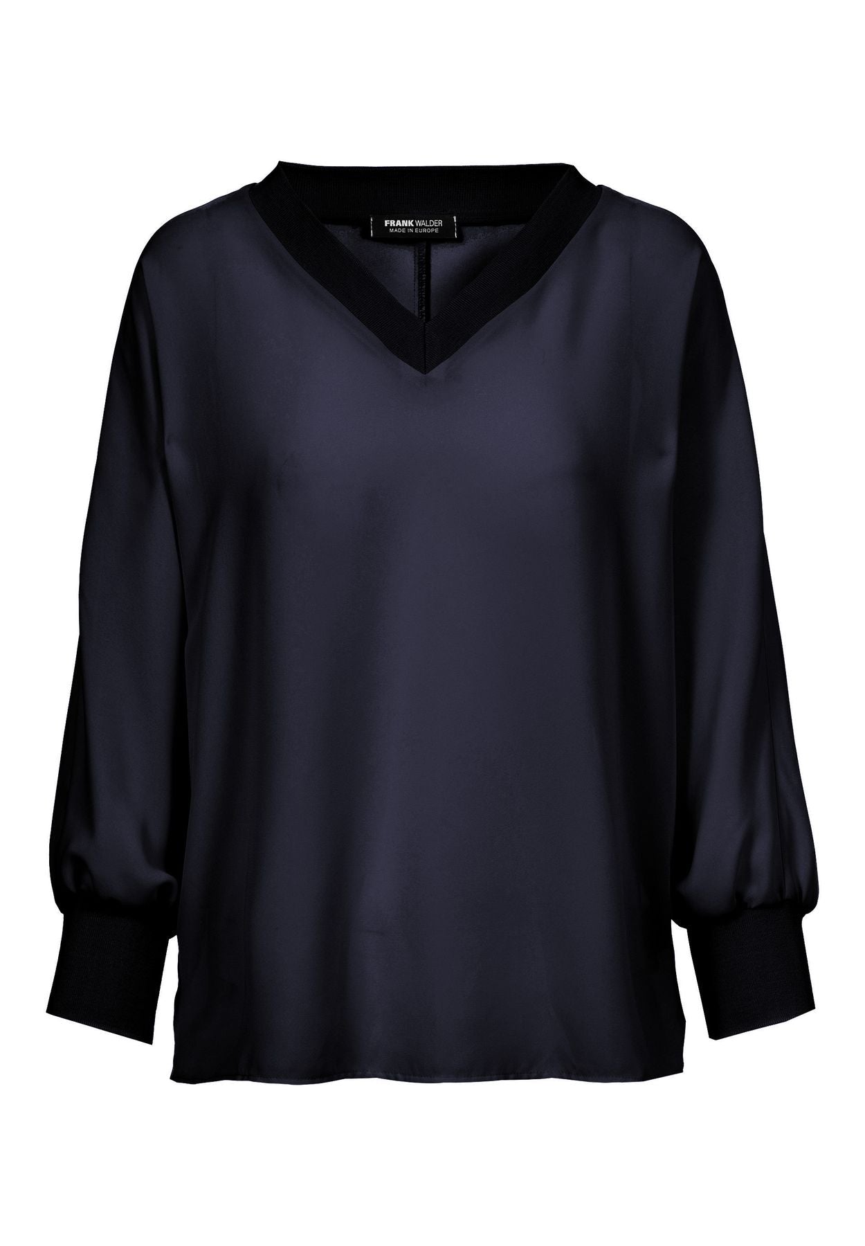 Bluse ELEMENTS mit Rippbündchen