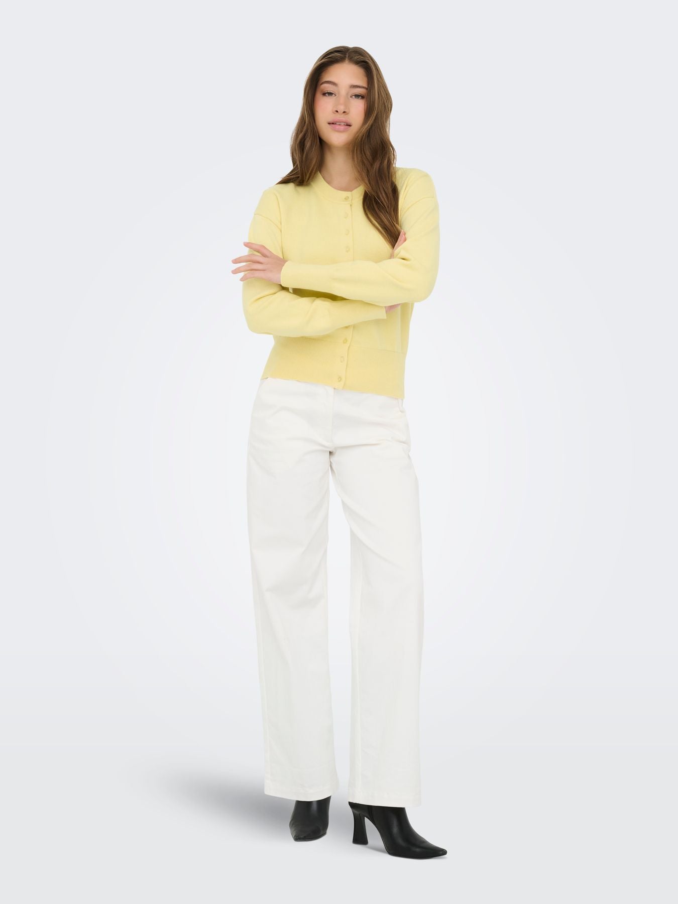 ONLMIO LS O-NECK BUTTON CARDIGA KNT NOOS