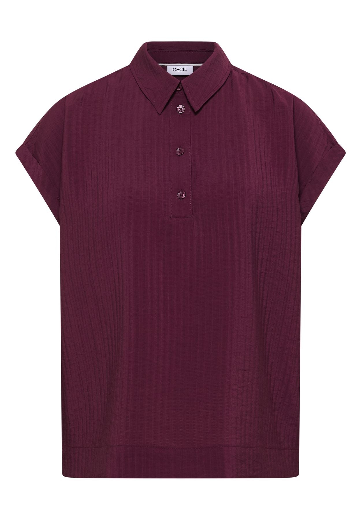Dropped Shoulder Bluse mit Struktur