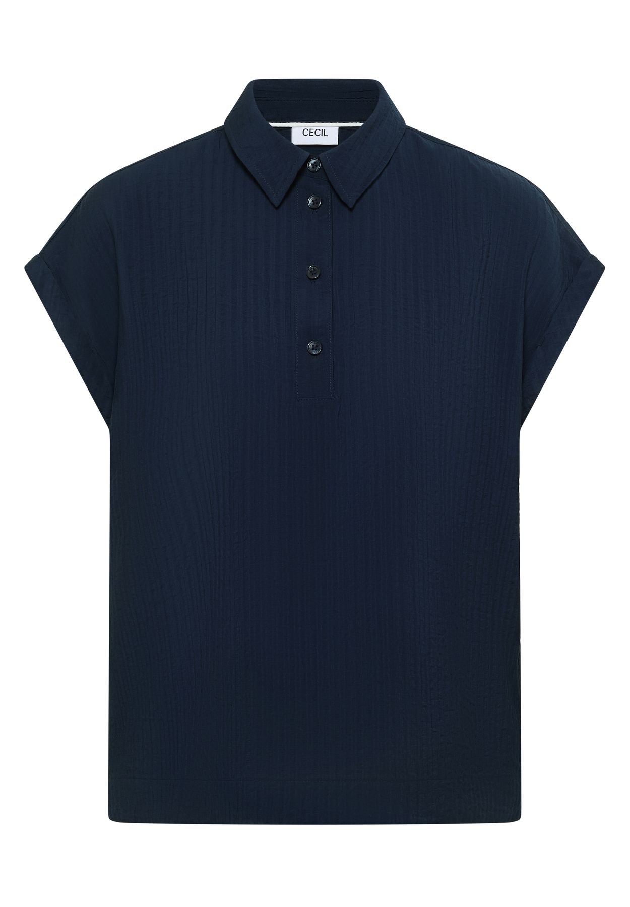 Dropped Shoulder Bluse mit Struktur