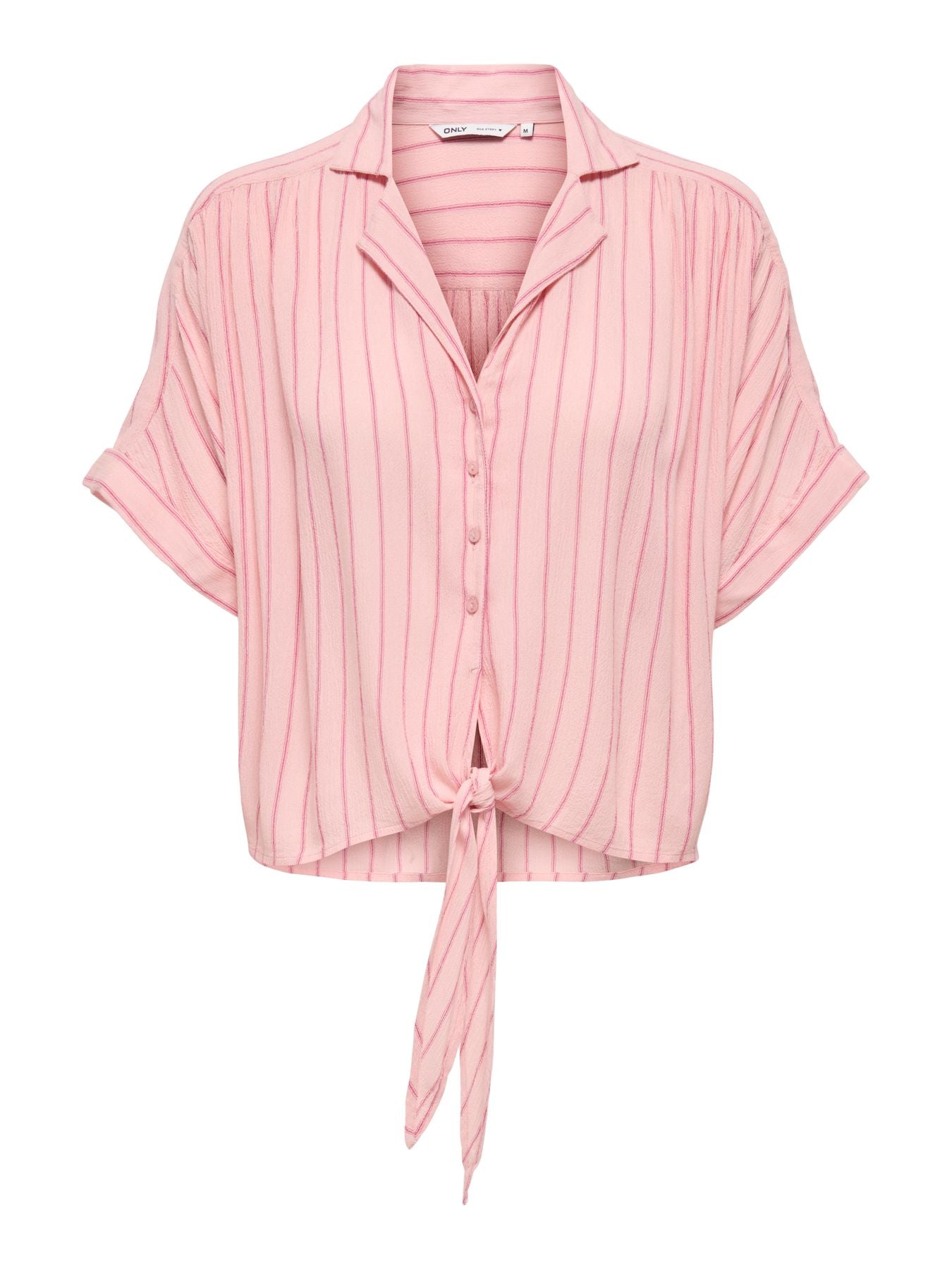 ONLPAULA LIFE S/S TIE SHIRT WVN NOOS