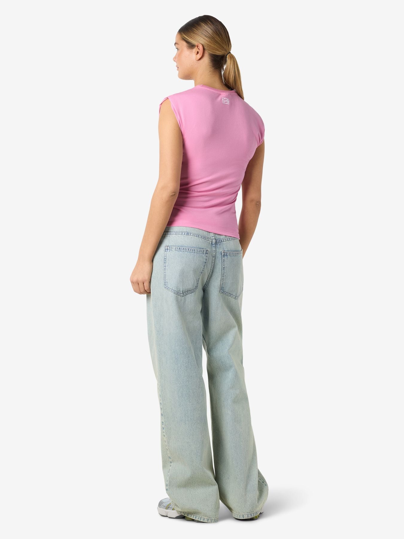 NMLEGA CAPSLEEVE O-NECK T-SHIRT NOOS