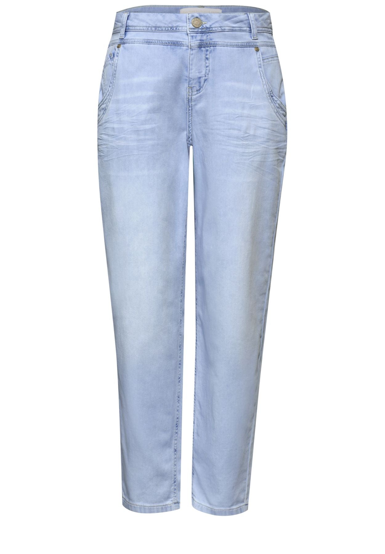 High Waist Barrel Leg Jeans im Loose Fit