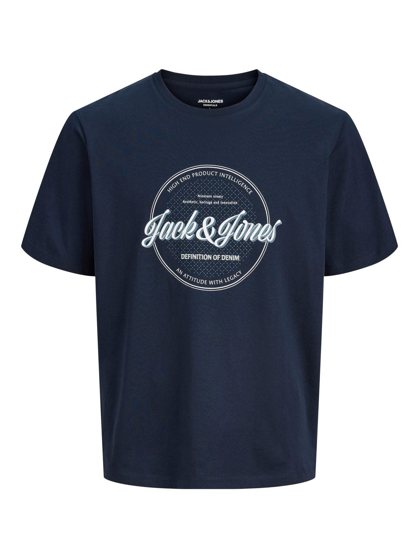 JJEDOVER DENIM TEE SS O-NECK SN PLS