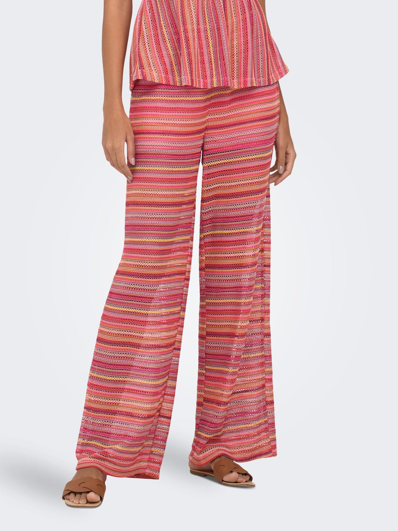 ONLSANDY WIDE TIE STRING PANTS JRS
