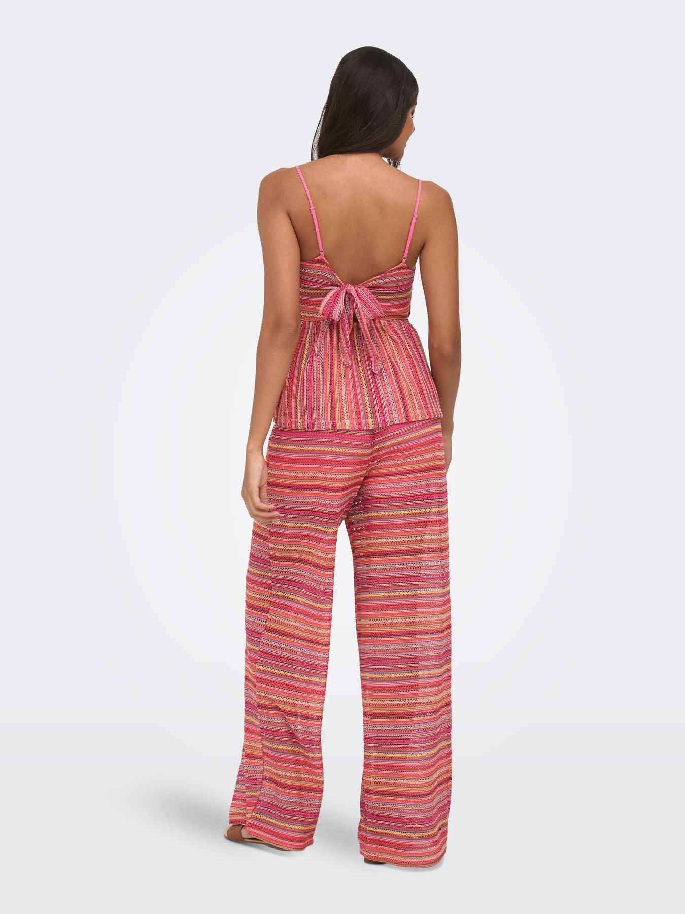 ONLSANDY WIDE TIE STRING PANTS JRS