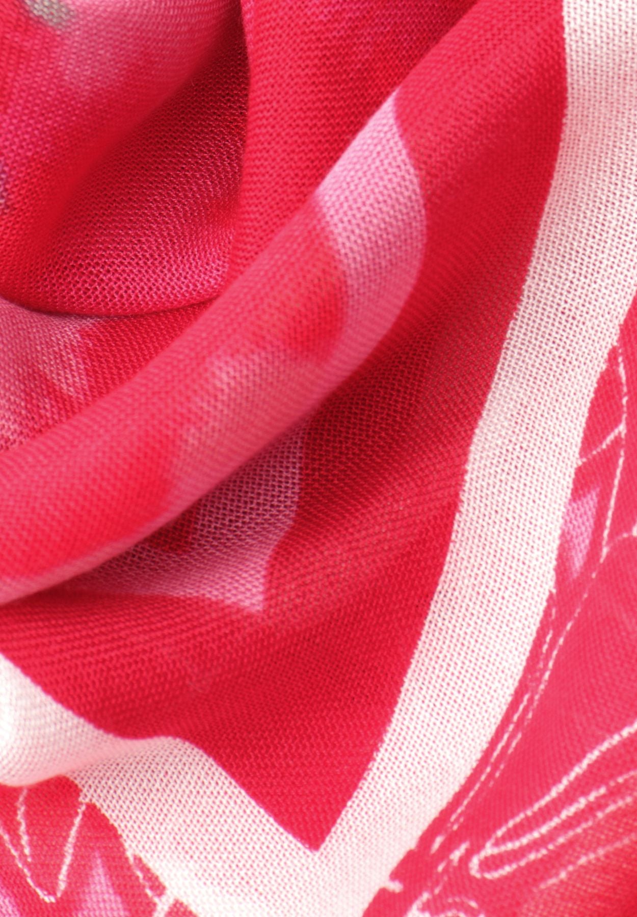 Tuch mit floralem Muster