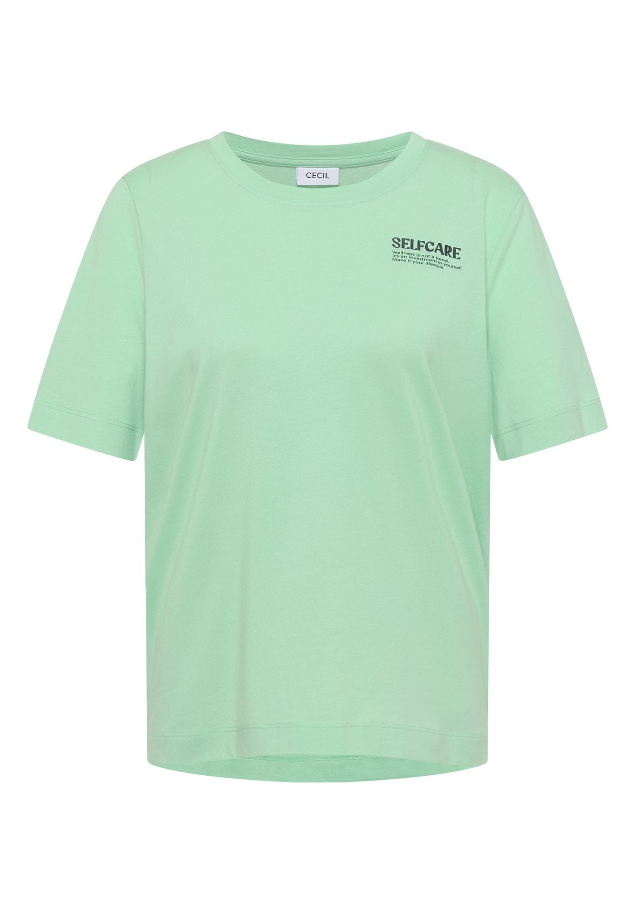 T-Shirt mit Rundhals und Backprint