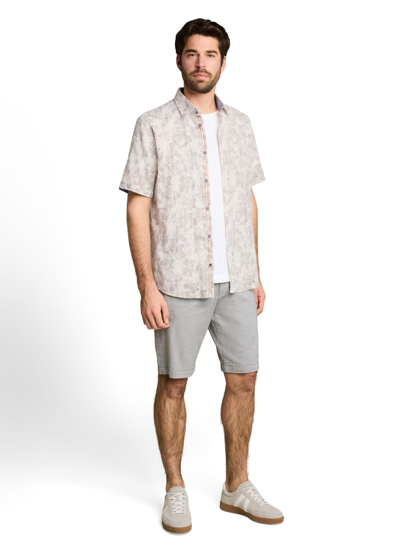 Regular Fit Kurzarmhemd mit Muster
