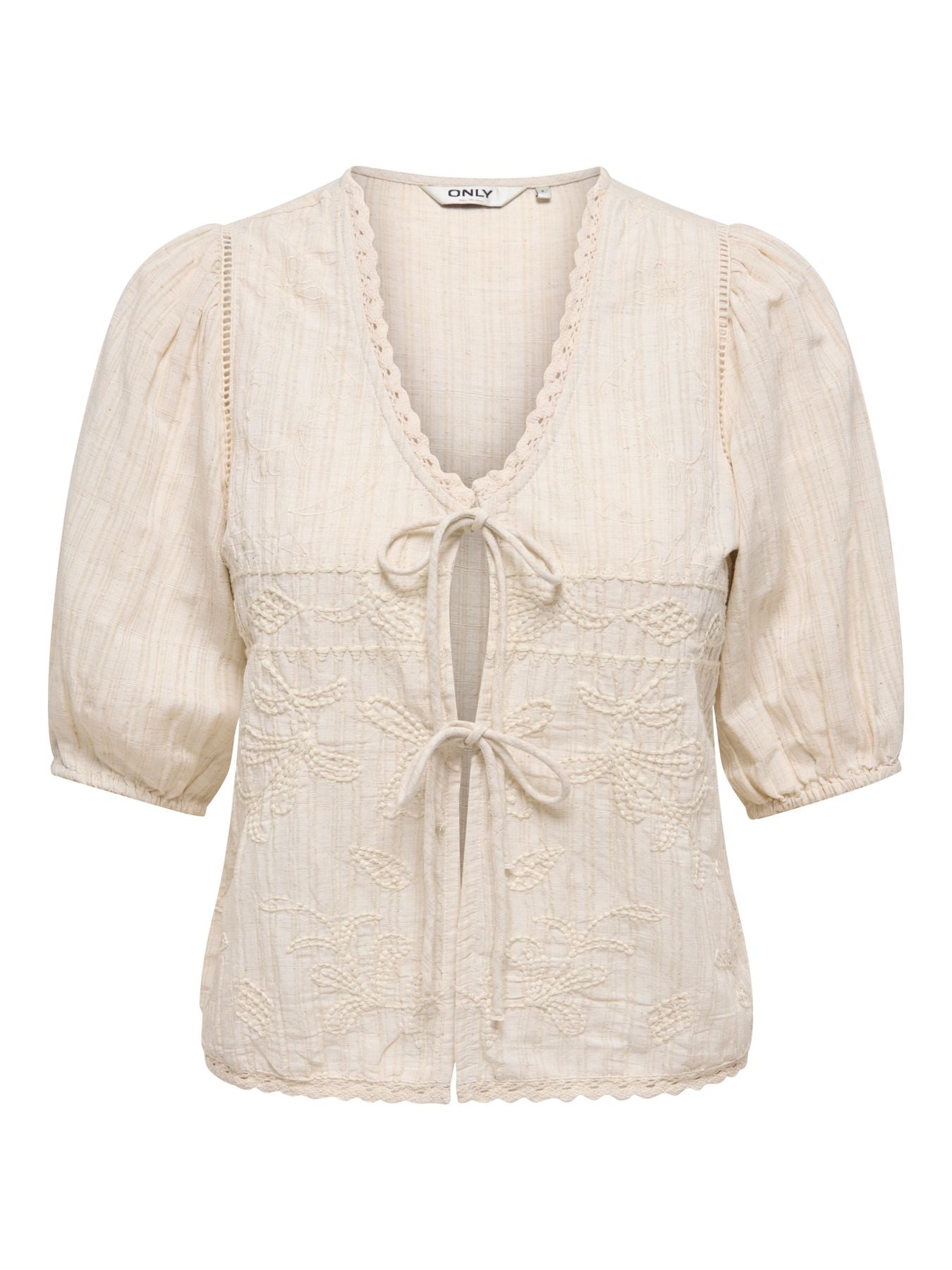 ONLNURA SS TIE TOP WVN