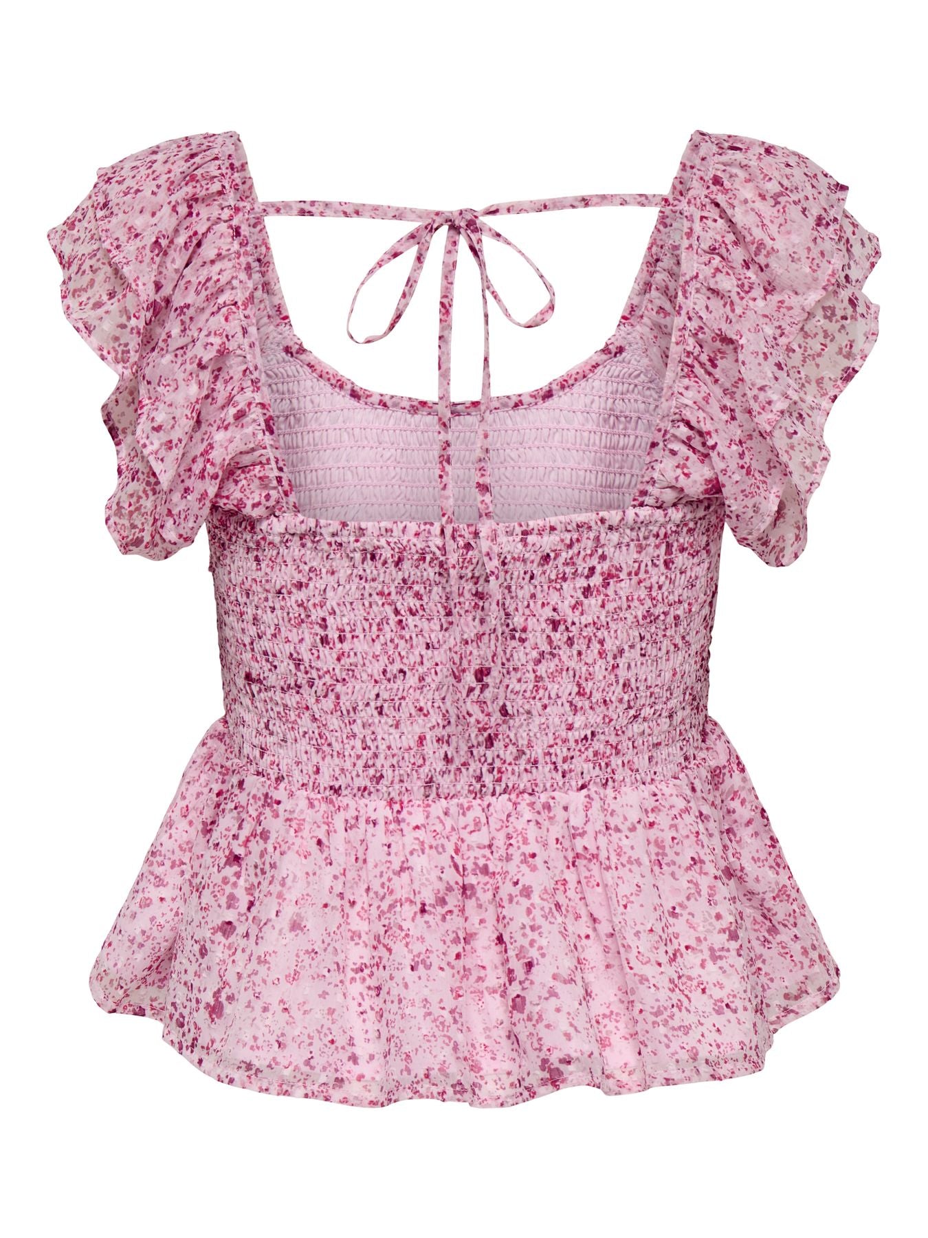 ONLELIZA SS SMOCK TOP WVN CS