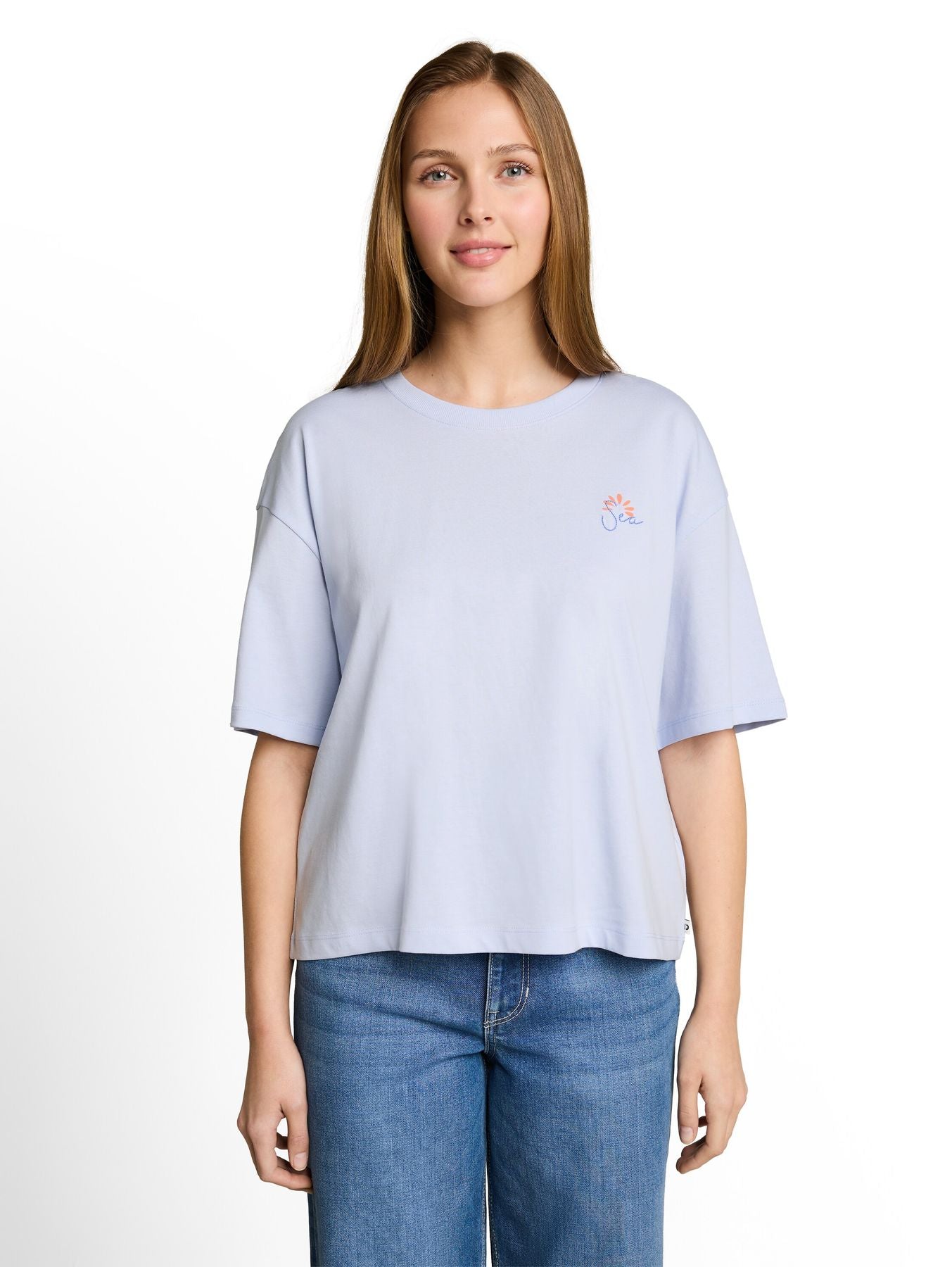 Boxy Fit T-Shirt mit Rückenprint