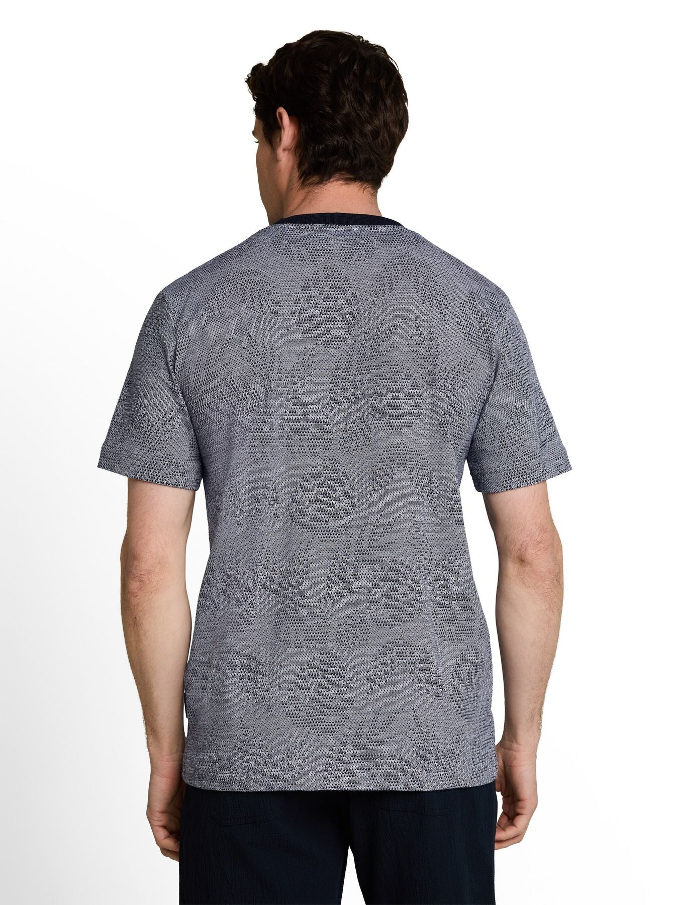 Jacquard T-Shirt mit Muster