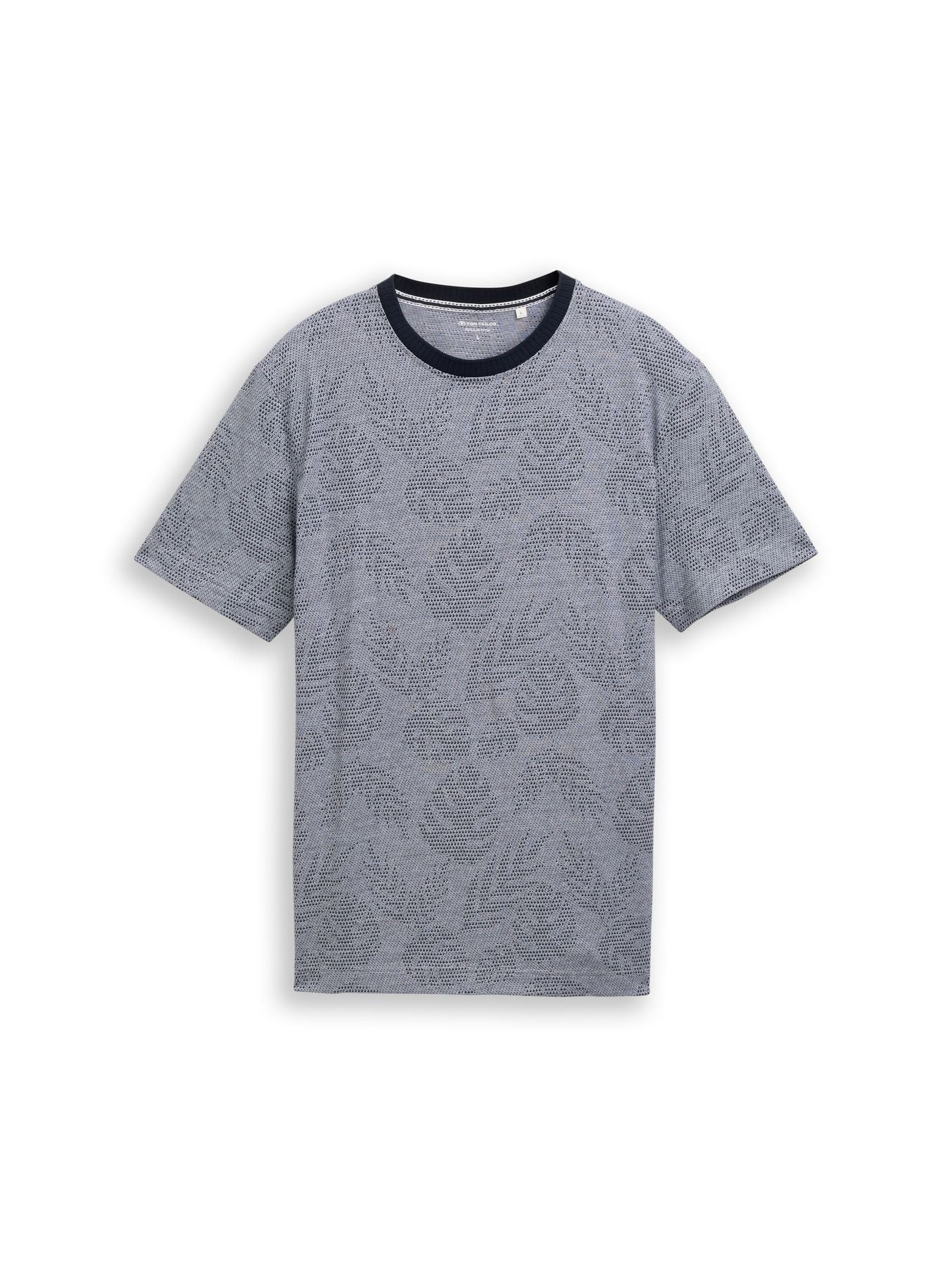 Jacquard T-Shirt mit Muster