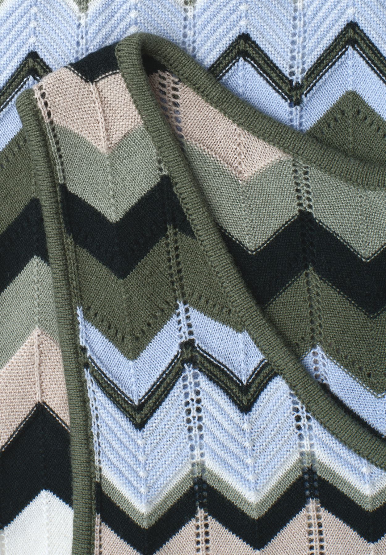 Strick-Top mit Zick-Zack-Muster