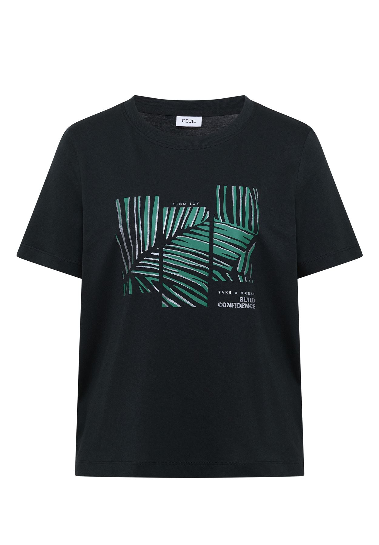 T-Shirt mit Rundhals und Artwork