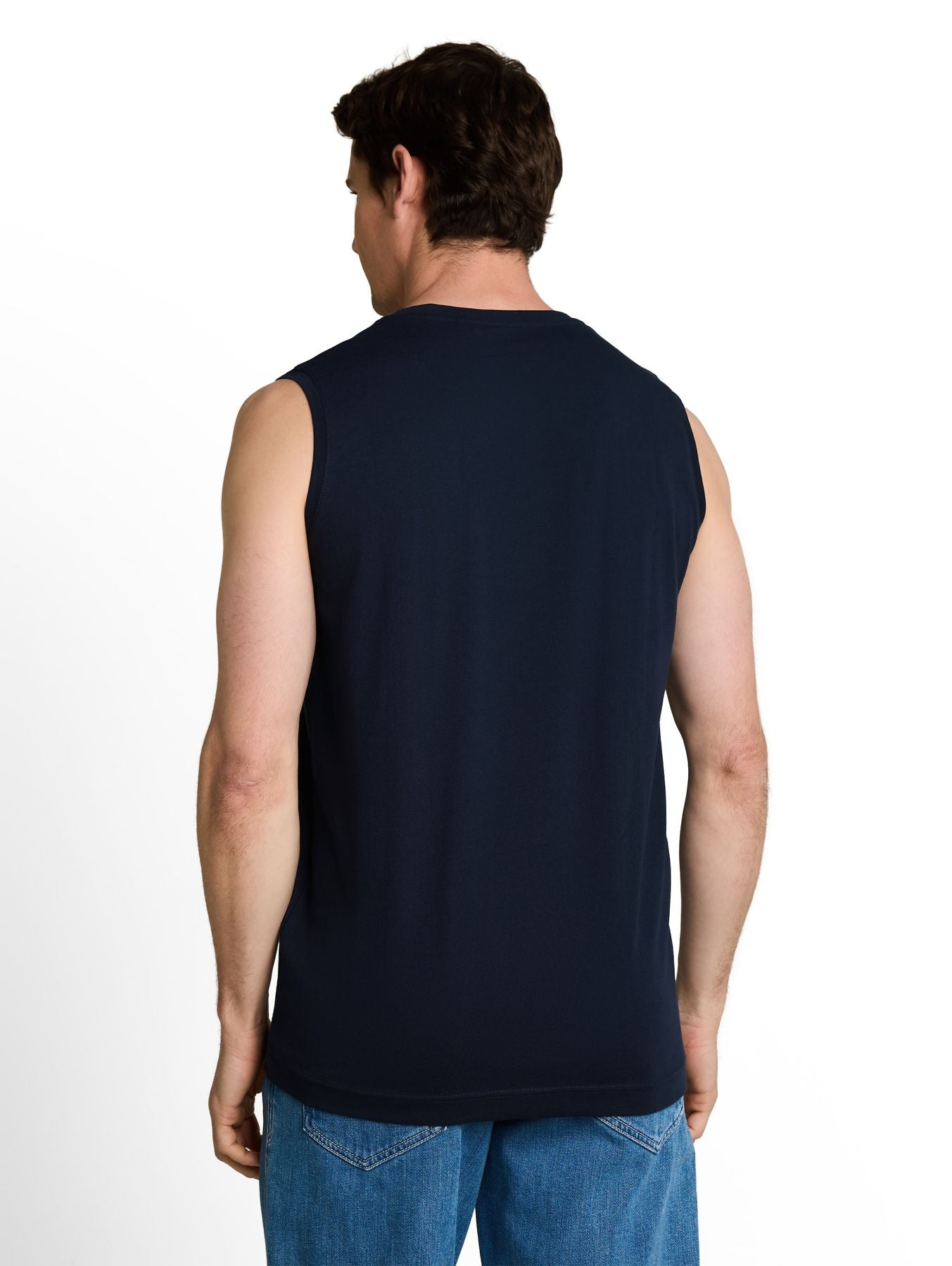 Tanktop mit Logo-Stickerei